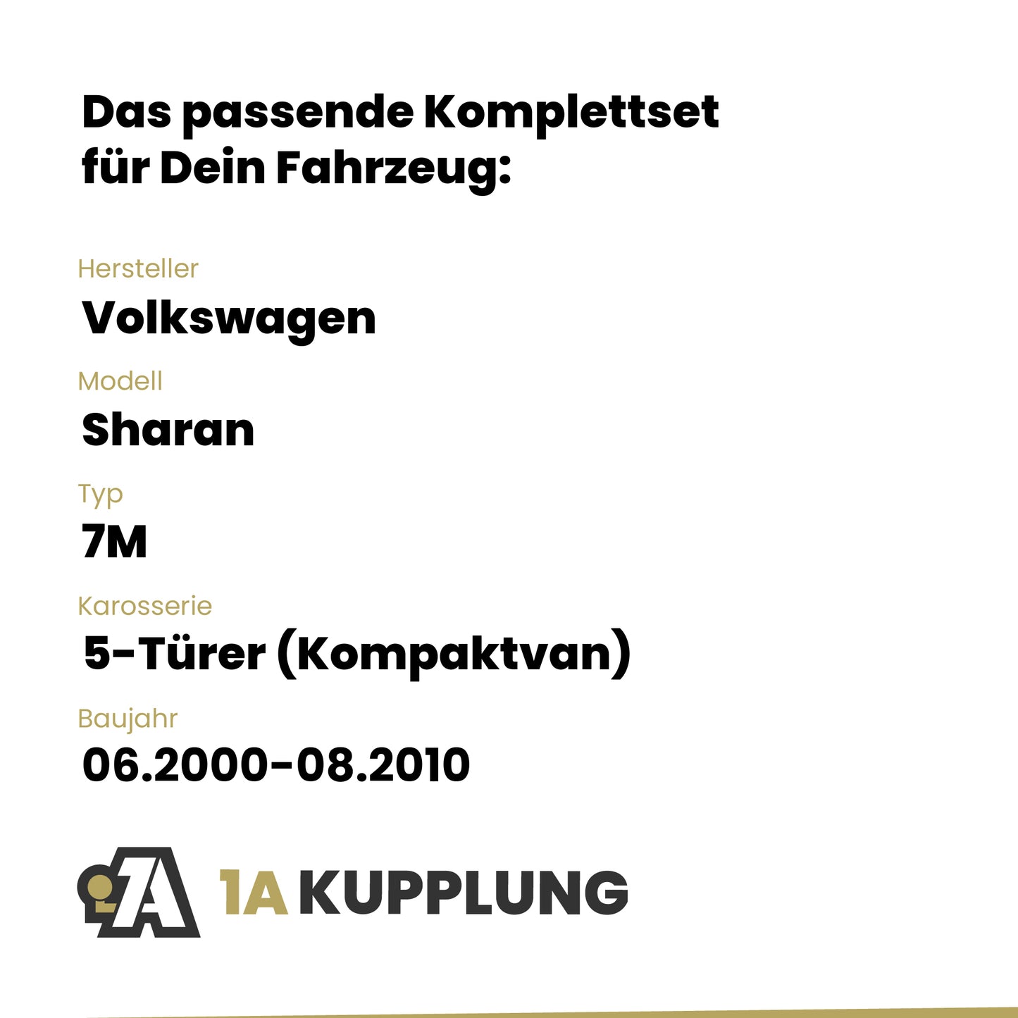 VW Sharan 5-Türer (Kompaktvan) 06.2000-08.2010 7M Westfalia-Automotive mit JAEGER Elektrosatz