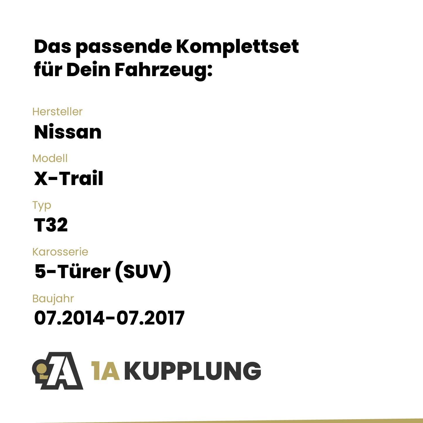 Nissan X-Trail 5-Türer (SUV) 07.2014-07.2017 T32 Westfalia-Automotive mit JAEGER Elektrosatz