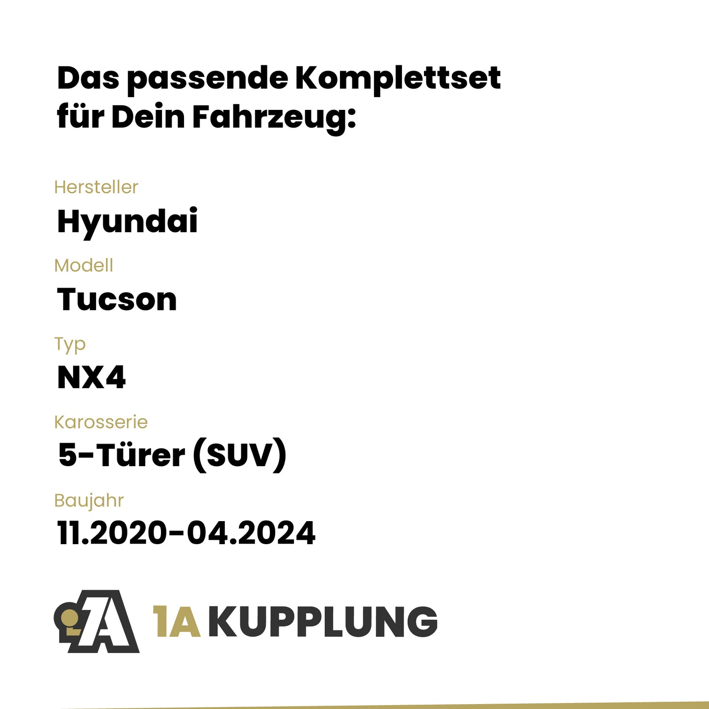Hyundai Tucson 5-Türer (SUV) 11.2020-04.2024 NX4 BRiNK Anhängerkupplung mit JAEGER Elektrosatz