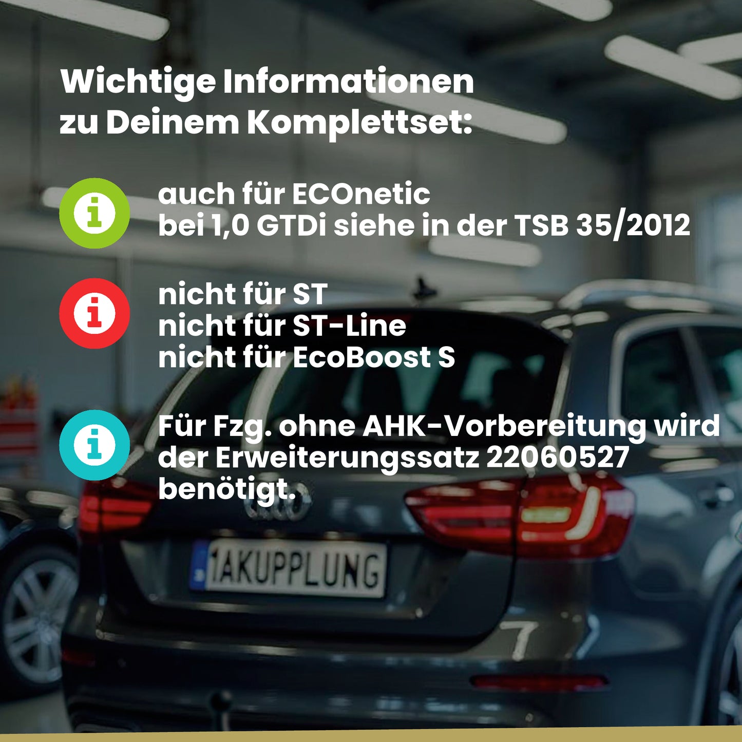 Ford Focus III Turnier 5-Türer (Turnier) 04.2011-08.2018 DYB Westfalia-Automotive mit JAEGER Elektrosatz