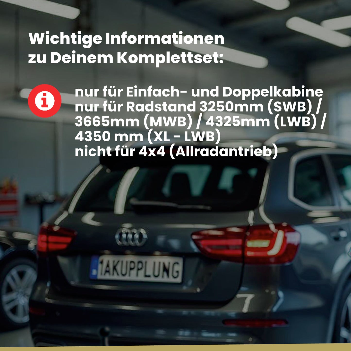 Mercedes Sprinter Pritsche 3T, 3,5T, 4,6T 04.2006-05.2018 906 / 3250, 3665, 4325mm BRiNK Anhängerkupplung mit JAEGER Elektrosatz