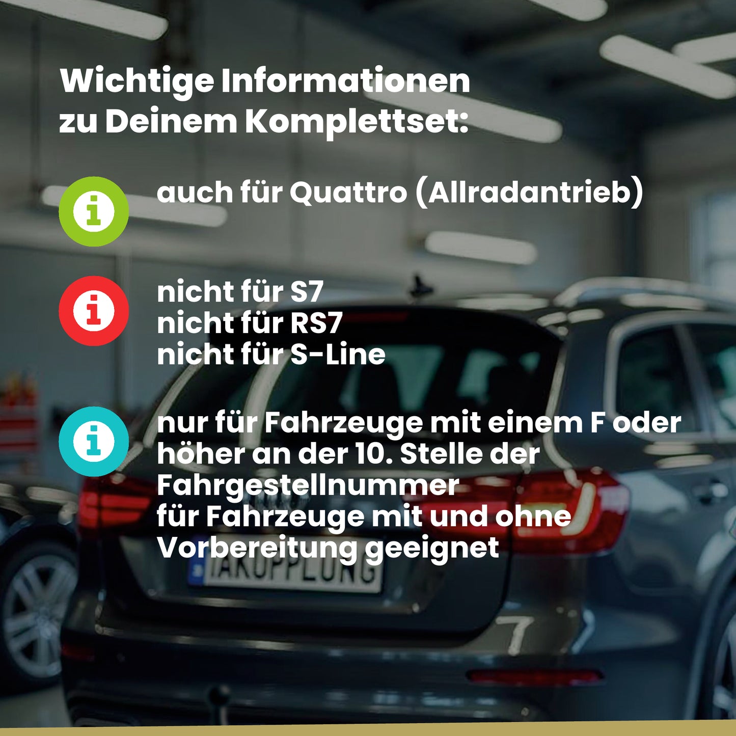 Audi A7 Sportback 5-Türer (Schrägheck) 10.2014-04.2018 4GA BRiNK Anhängerkupplung mit JAEGER Elektrosatz