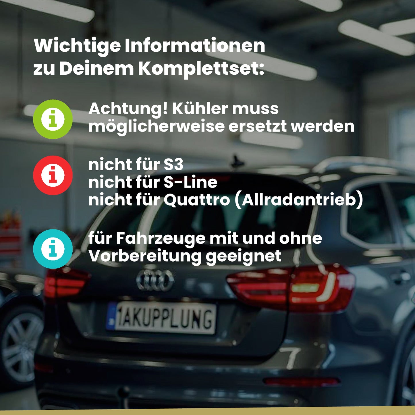 Audi A3 Sportback 5-Türer (Schrägheck) ab 05.2020 8YA BRiNK Anhängerkupplung mit JAEGER Elektrosatz