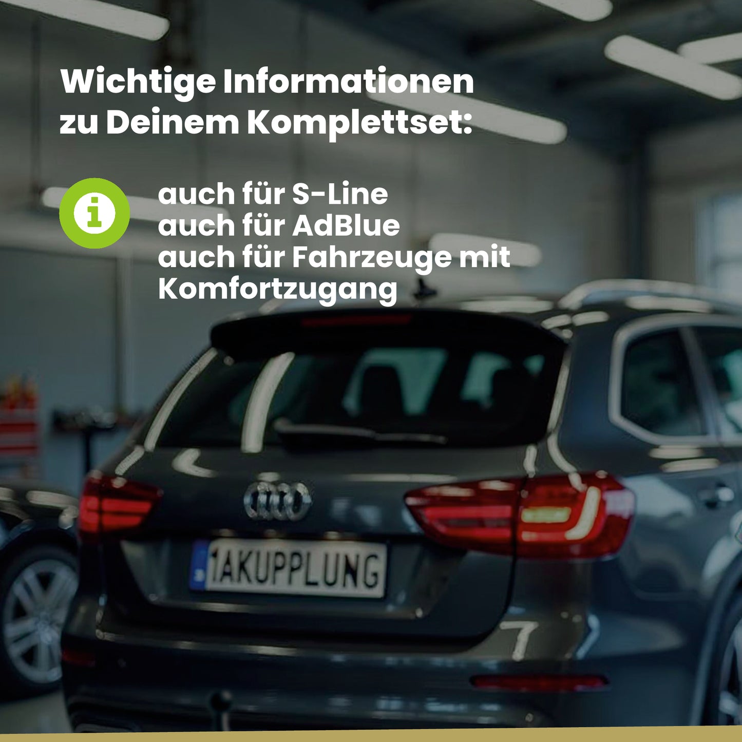 Audi A6 C8 4-Türer (Limousine) 07.2018-08.2023 4A2 BRiNK Anhängerkupplung mit JAEGER Elektrosatz