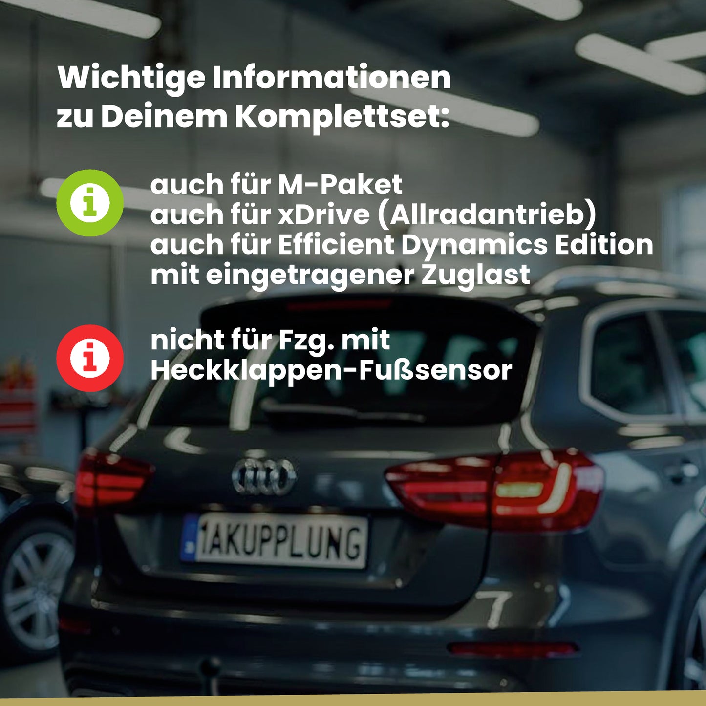 BMW 3er F31 5-Türer (Touring) 09.2012-02.2014 F31 BRiNK Anhängerkupplung mit JAEGER Elektrosatz