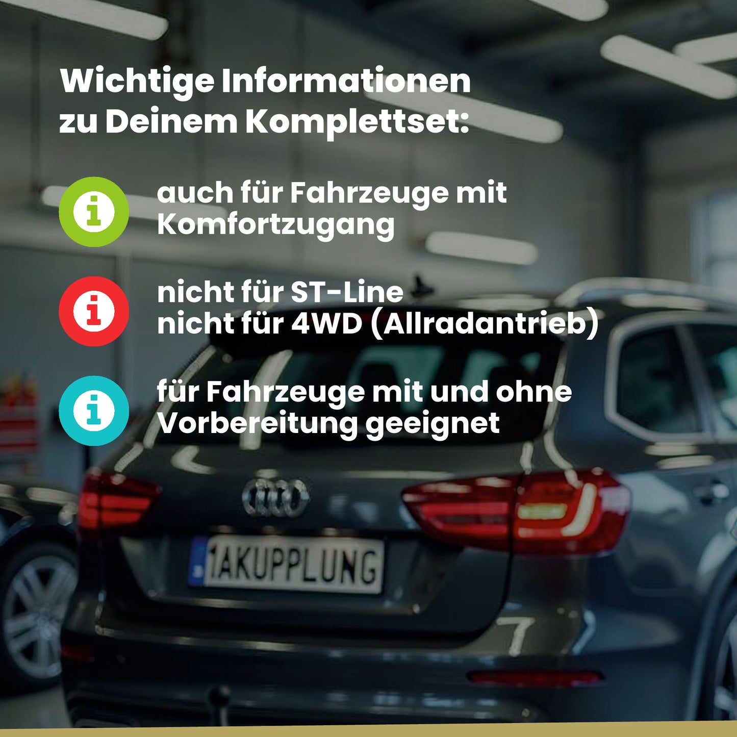 Ford Kuga II 5-Türer (Sport-SUV) 02.2013-12.2019 DM2 BRiNK Anhängerkupplung mit JAEGER Elektrosatz