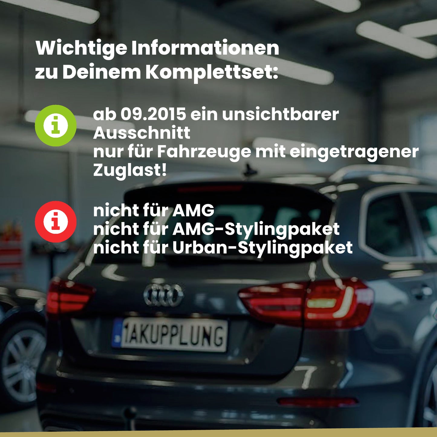 Mercedes A-Klasse 5-Türer (Fließheck) 09.2012-04.2018 W176 BRiNK Anhängerkupplung mit JAEGER Elektrosatz