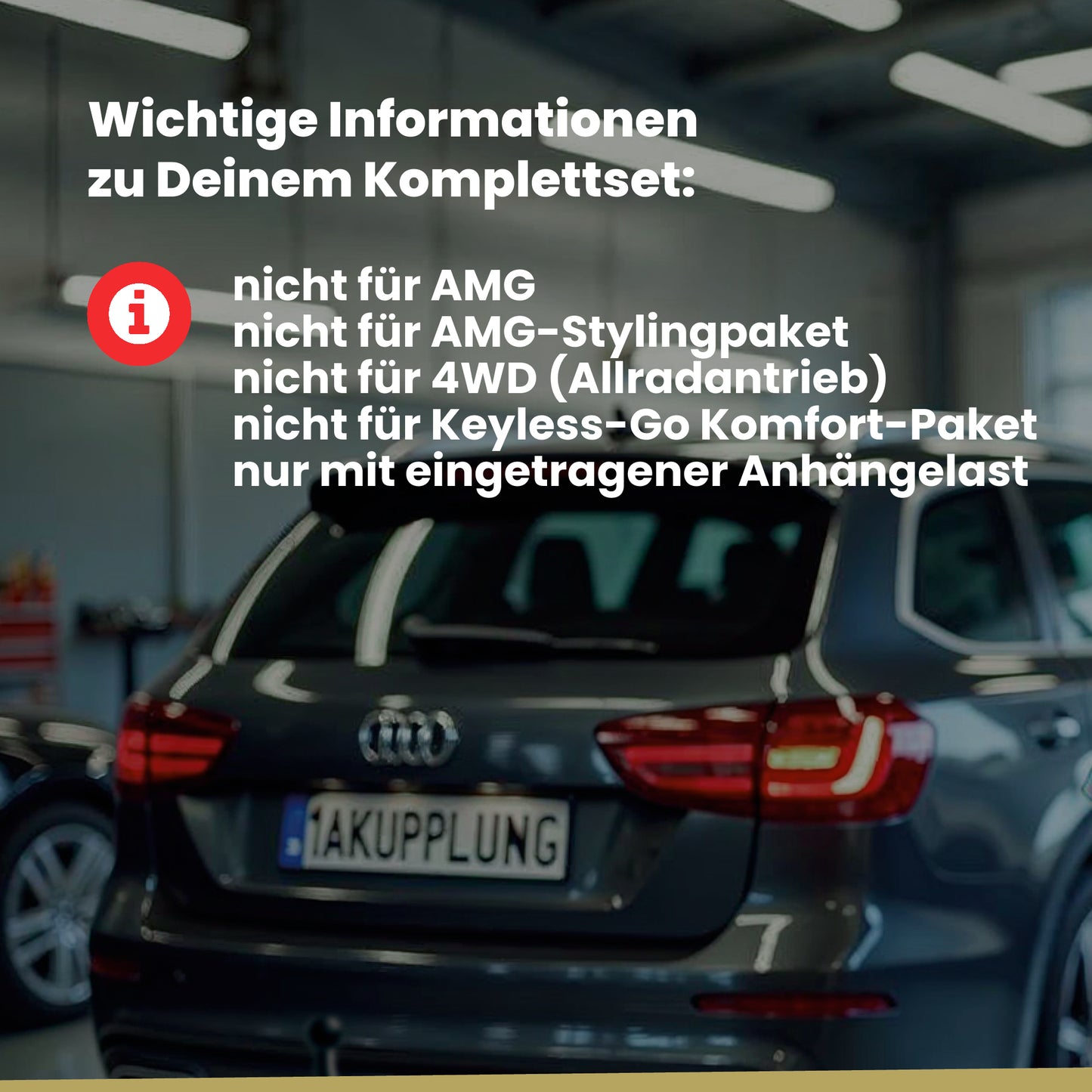 Mercedes C-Klasse 4-Türer (Limousine) 03.2014-06.2018 W205 BRiNK Anhängerkupplung mit JAEGER Elektrosatz