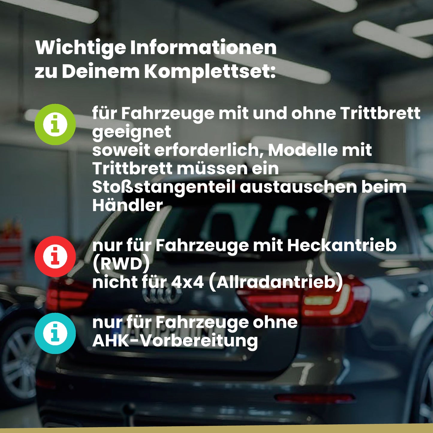 Mercedes Sprinter Bus / Kasten ohne Trittstufe ab 06.2018 907 / 3665mm, 3924mm, 4325mm BRiNK Anhängerkupplung mit JAEGER Elektrosatz