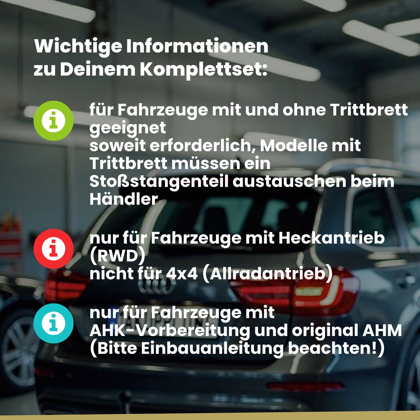 Mercedes Sprinter Bus / Kasten ohne Trittstufe ab 06.2018 907 / 3665mm, 3924mm, 4325mm BRiNK Anhängerkupplung mit JAEGER Elektrosatz