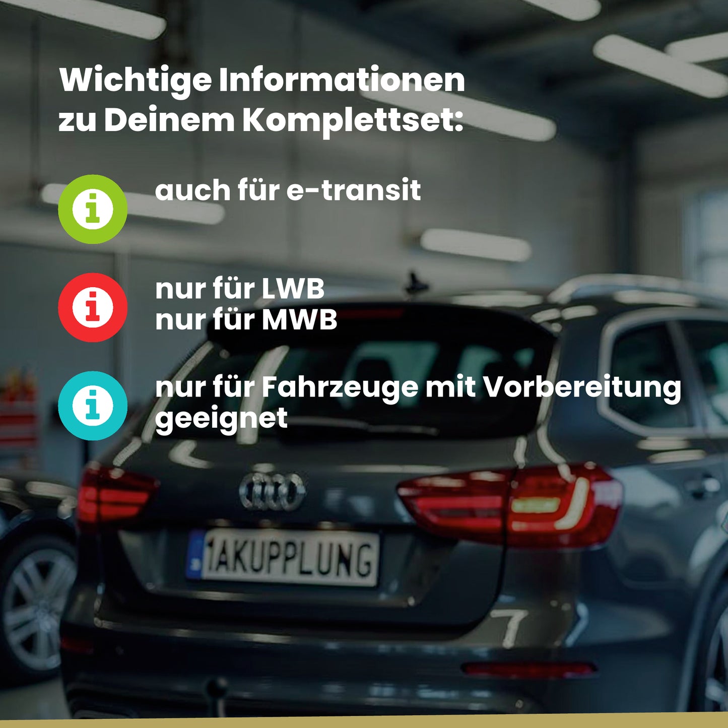 Ford Transit Bus / Kasten 06.2016-05.2019 FAD / FBD / FCD / FDD BRiNK Anhängerkupplung mit JAEGER Elektrosatz