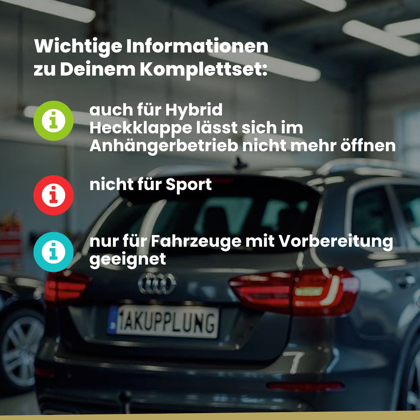 Ford Transit/Tourneo Custom Bus / Kasten 06.2016-06.2019 F3 / FY / FZ BRiNK Anhängerkupplung mit JAEGER Elektrosatz