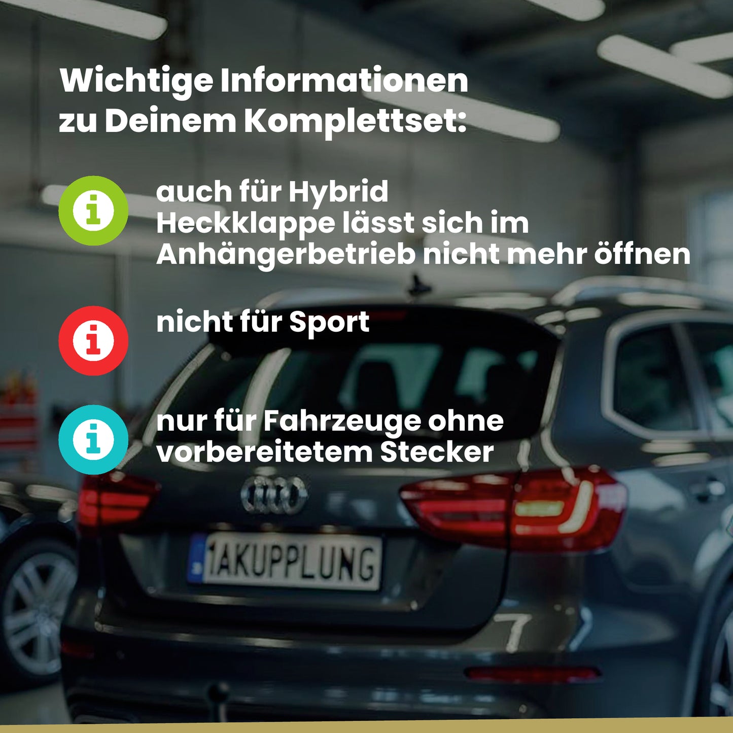 Ford Transit/Tourneo Custom Bus / Kasten 06.2016-06.2023 F3 / FY / FZ BRiNK Anhängerkupplung mit JAEGER Elektrosatz