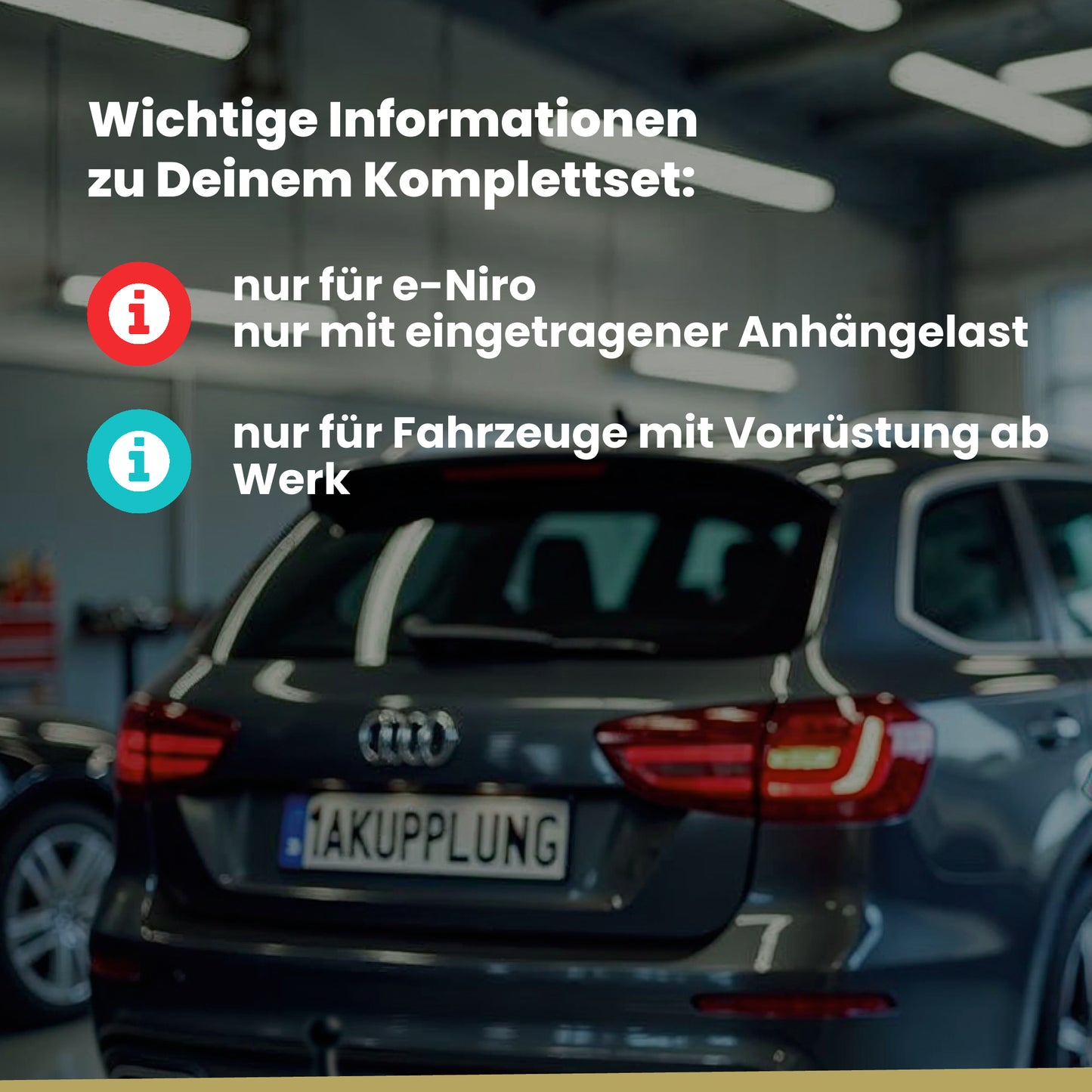 Kia Niro 5-Türer (SUV) 10.2019-03.2022 DE BRiNK Anhängerkupplung mit JAEGER Elektrosatz