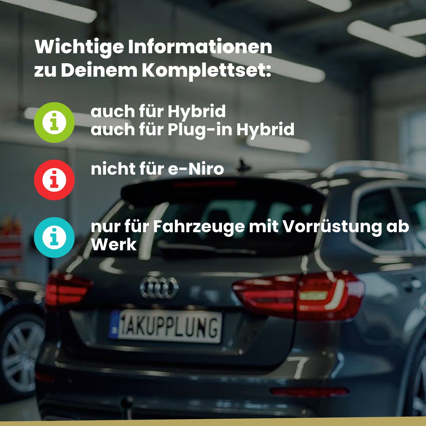 Kia Niro 5-Türer (SUV) 10.2019-03.2022 DE BRiNK Anhängerkupplung mit JAEGER Elektrosatz