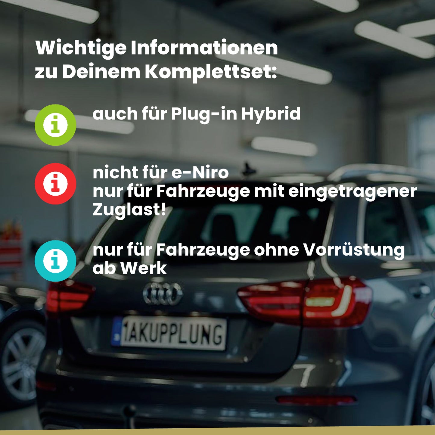 Kia Niro 5-Türer (SUV) 09.2016-06.2019 DE BRiNK Anhängerkupplung mit JAEGER Elektrosatz