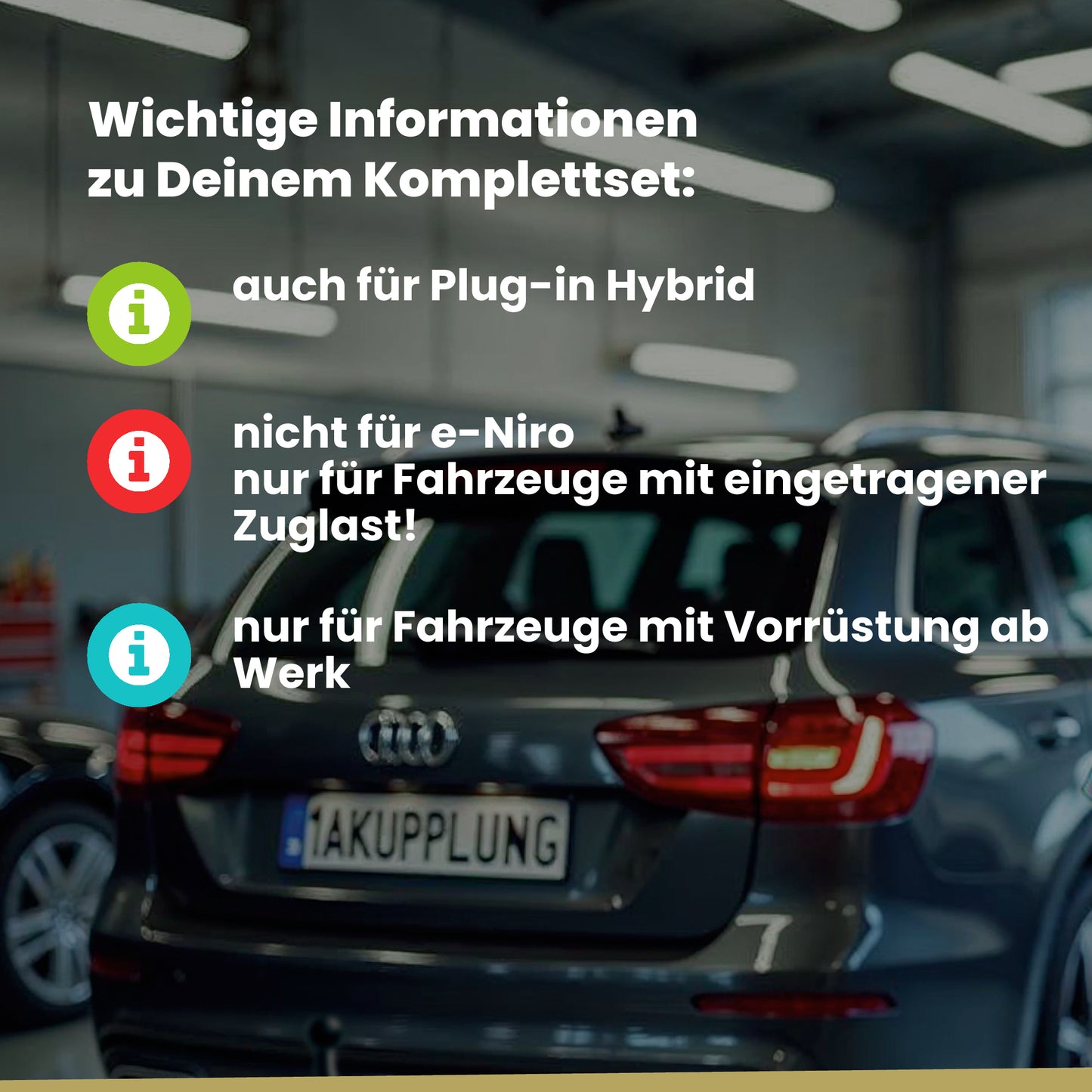 Kia Niro 5-Türer (SUV) 09.2016-06.2019 DE BRiNK Anhängerkupplung mit JAEGER Elektrosatz