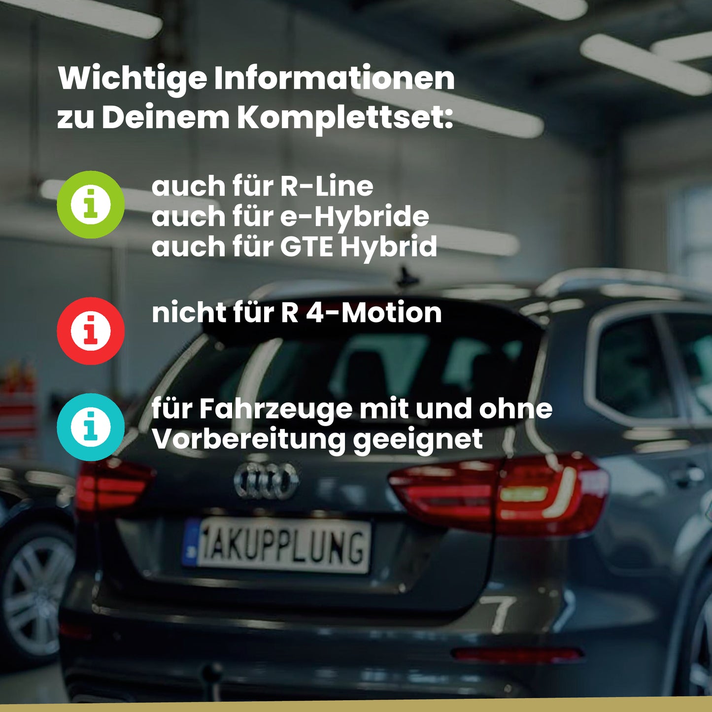 VW Golf VIII Fließheck 3/5-Türer (Fließheck) ab 07.2024 CB1 / CD1 BRiNK Anhängerkupplung mit JAEGER Elektrosatz