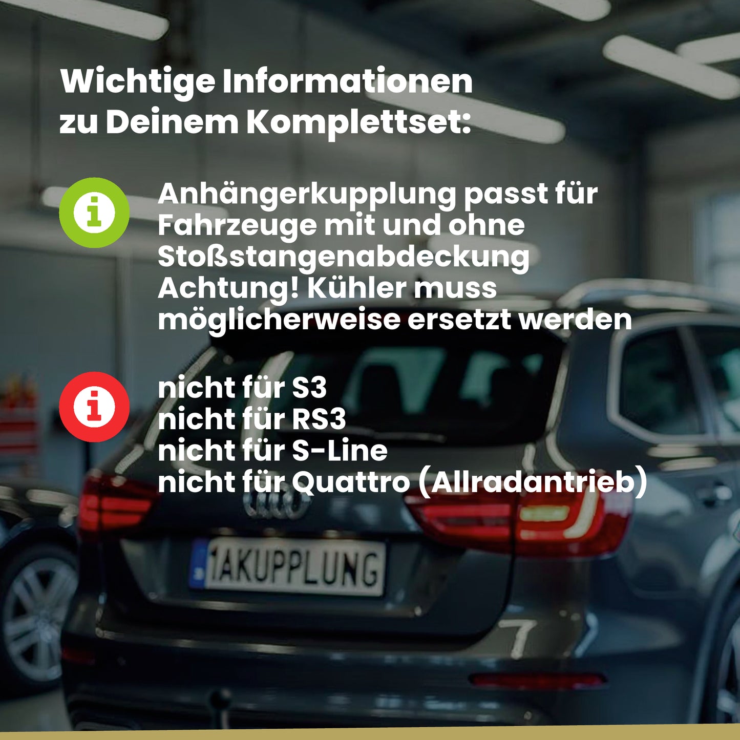 Audi A3 Sportback 5-Türer (Schrägheck) 02.2013-06.2016 8VA BRiNK Anhängerkupplung mit JAEGER Elektrosatz