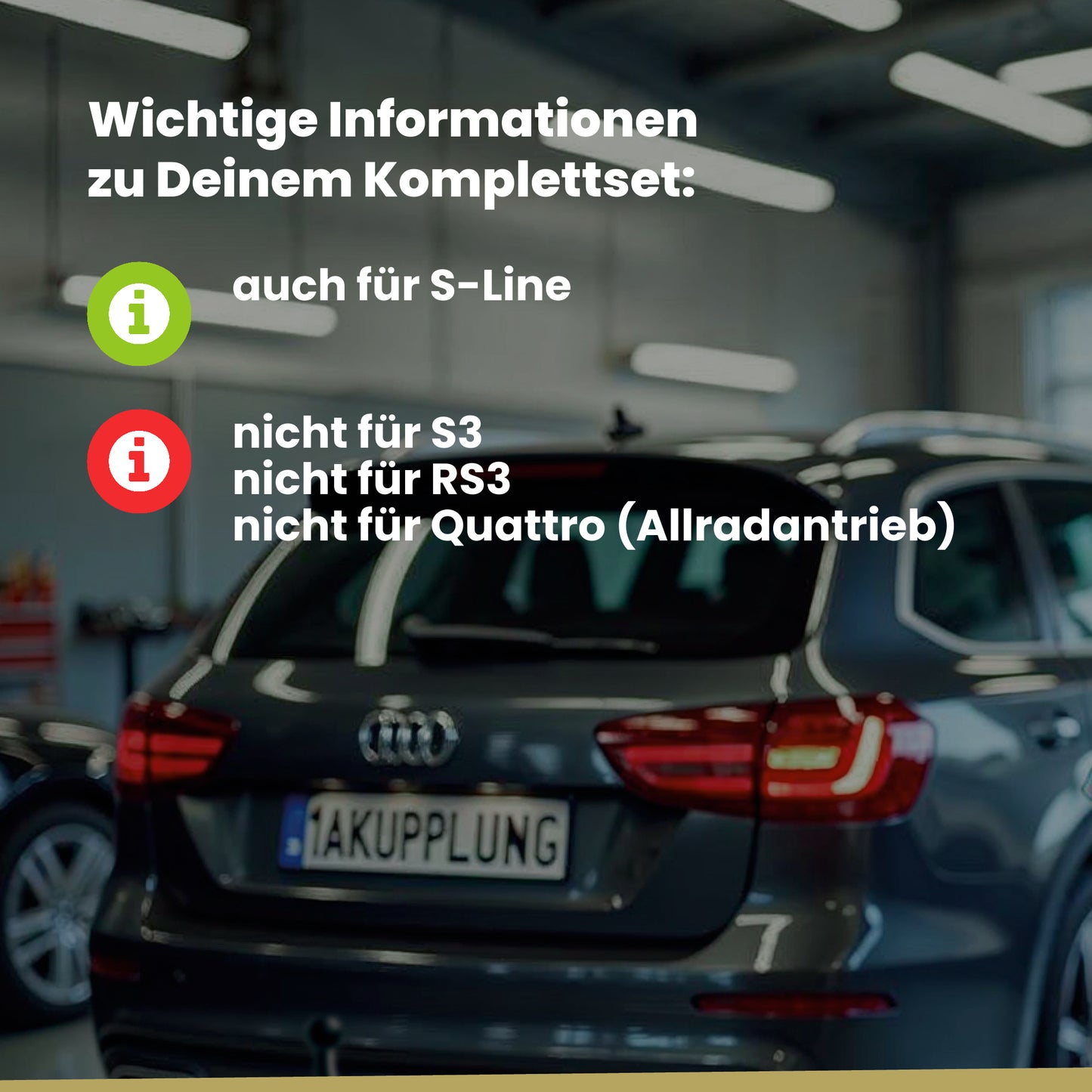 Audi A3 Sportback 5-Türer (Schrägheck) 07.2016-02.2020 8VA BRiNK Anhängerkupplung mit JAEGER Elektrosatz