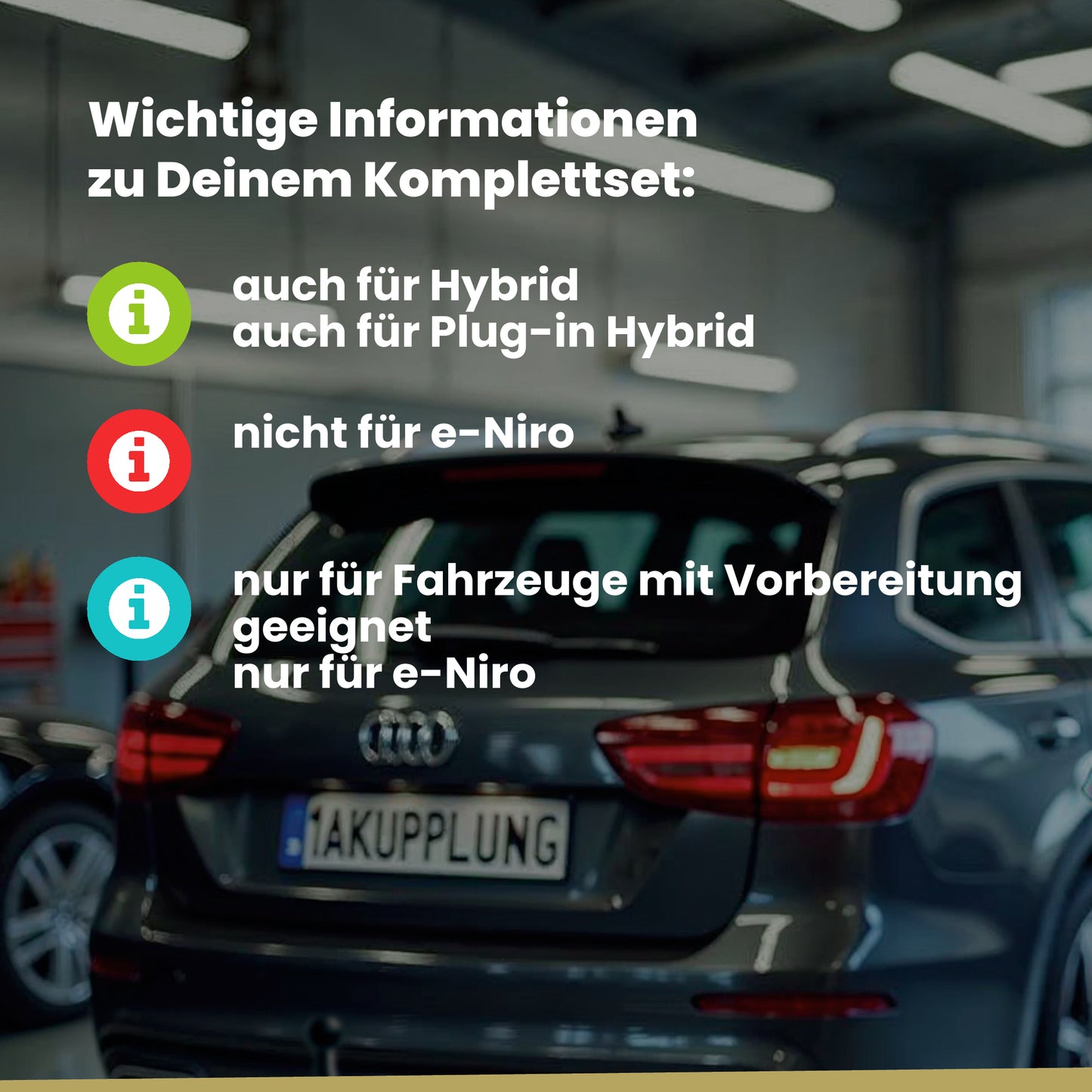 Kia Niro 5-Türer (SUV) 12.2020-03.2022 DE BRiNK Anhängerkupplung mit JAEGER Elektrosatz