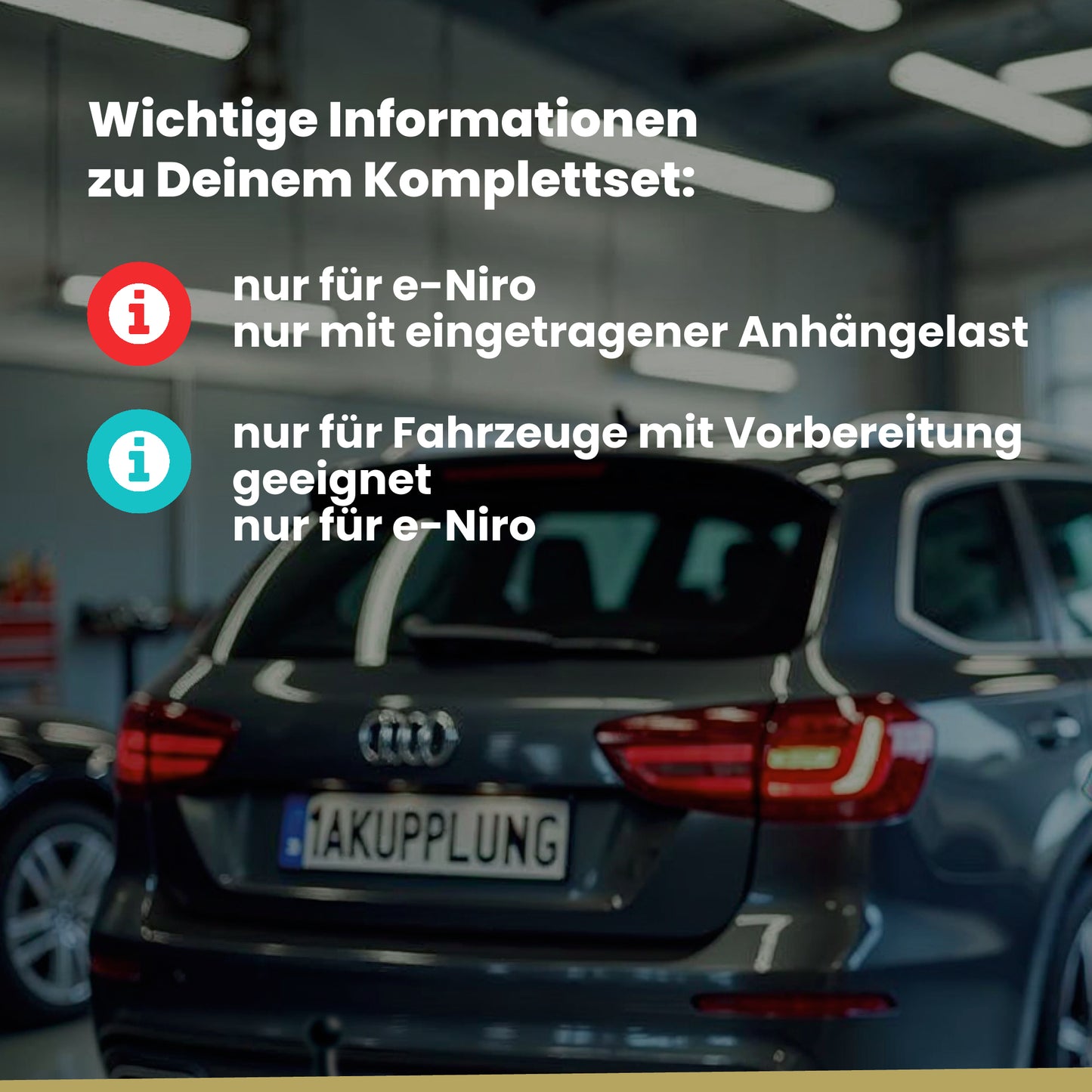 Kia Niro 5-Türer (SUV) 12.2020-03.2022 DE BRiNK Anhängerkupplung mit JAEGER Elektrosatz