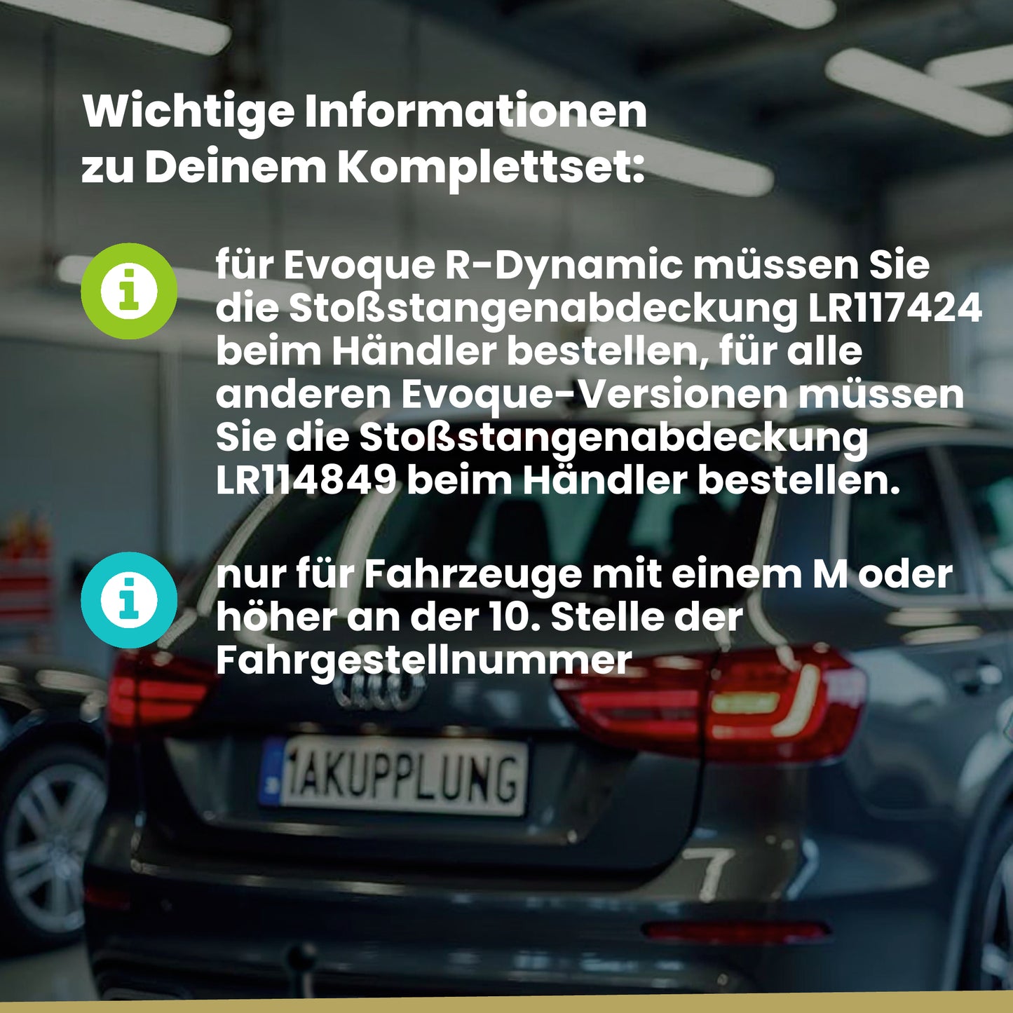 LandRover Range Rover Evoque 5-Türer (SUV) ab 01.2021 L551 BRiNK Anhängerkupplung mit JAEGER Elektrosatz