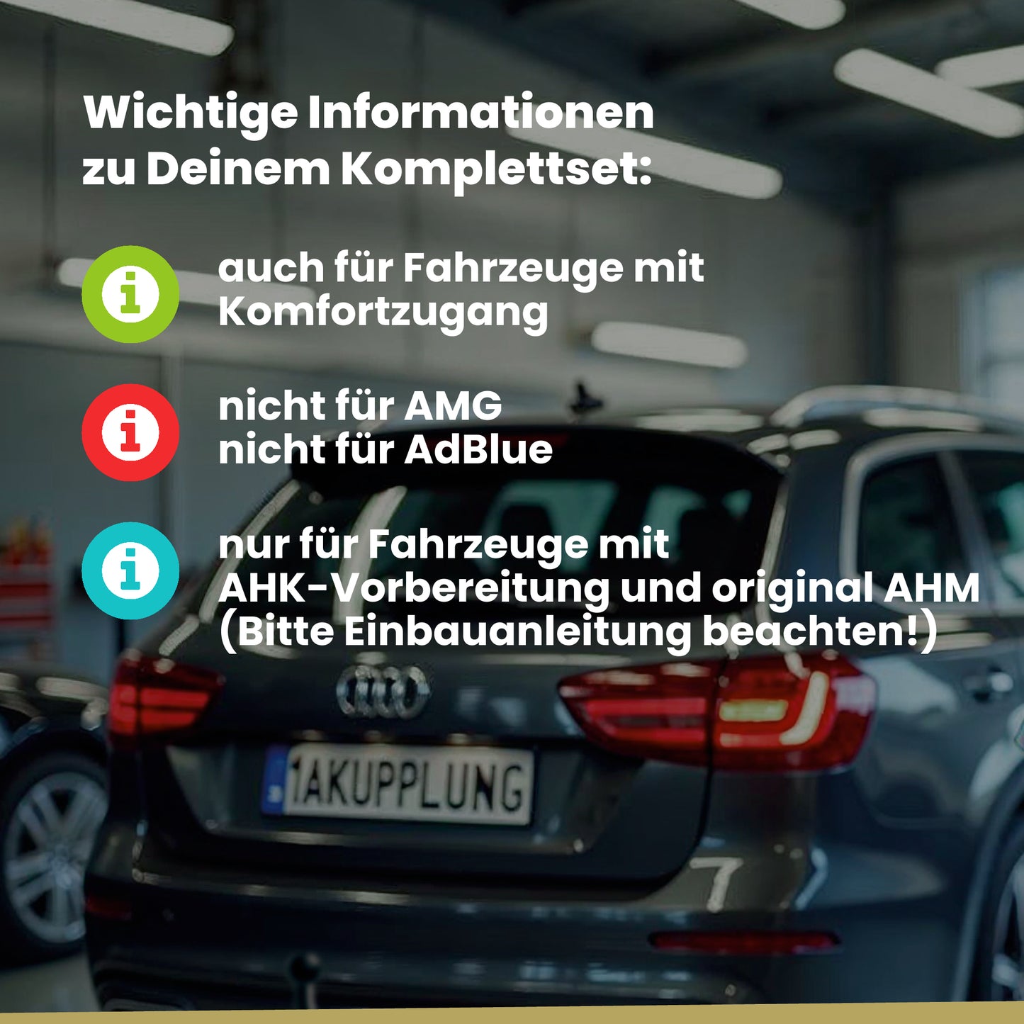 Mercedes GLA 5-Türer (Kompakt-SUV) ab 04.2020 H247 BRiNK Anhängerkupplung mit JAEGER Elektrosatz