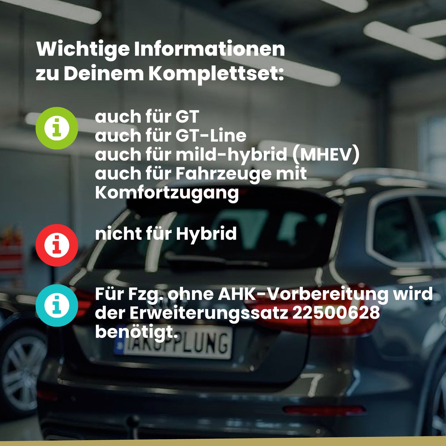 Peugeot 3008 II 5-Türer (Kompakt-SUV) 10.2016-04.2024 M BRiNK Anhängerkupplung mit JAEGER Elektrosatz