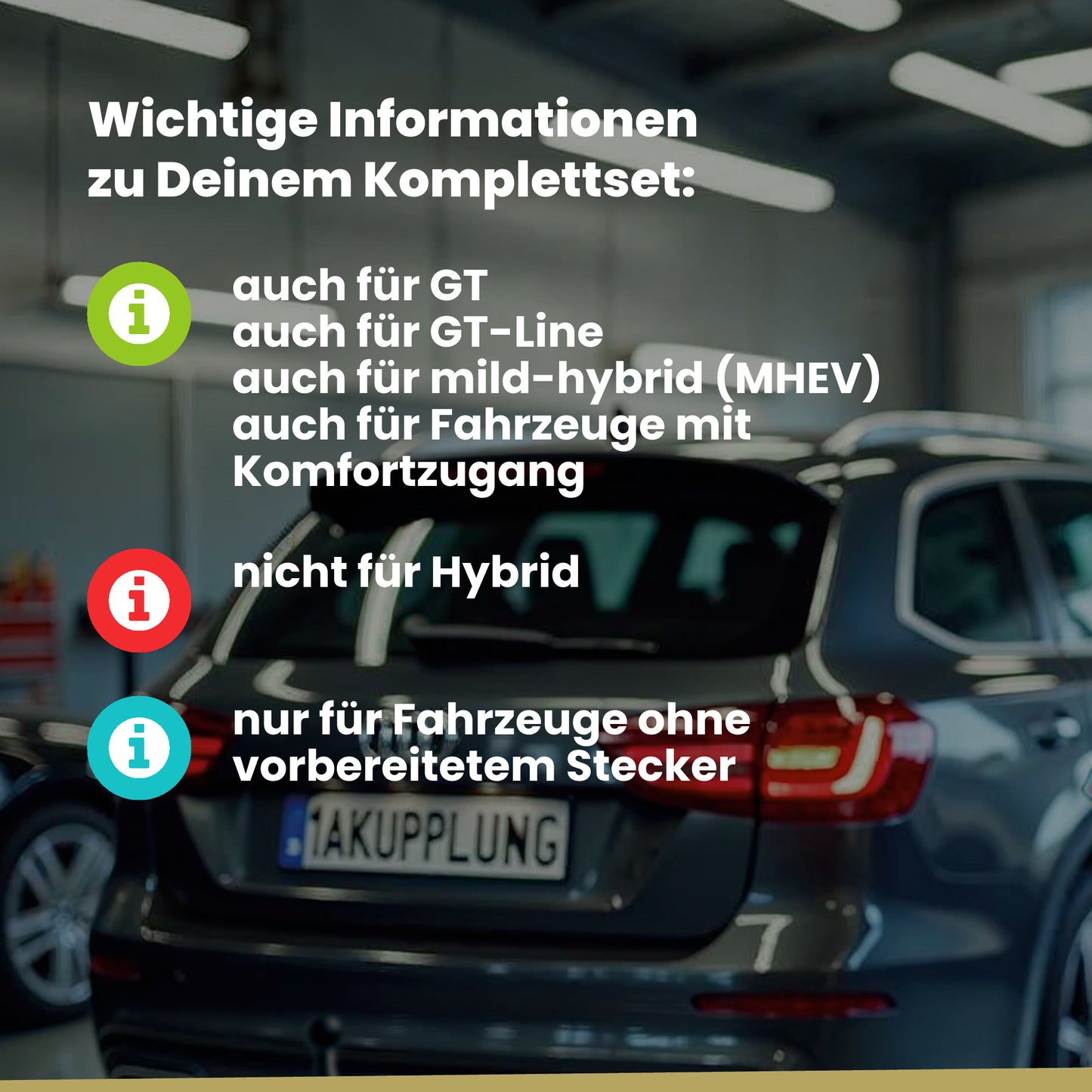 Peugeot 3008 II 5-Türer (Kompakt-SUV) 10.2016-04.2024 M BRiNK Anhängerkupplung mit JAEGER Elektrosatz