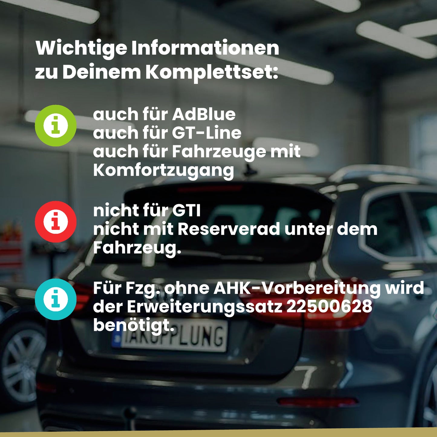 Peugeot 5008 II 5-Türer (Kompaktvan) 06.2017-07.2024 M - ohne Reserverad BRiNK Anhängerkupplung mit JAEGER Elektrosatz