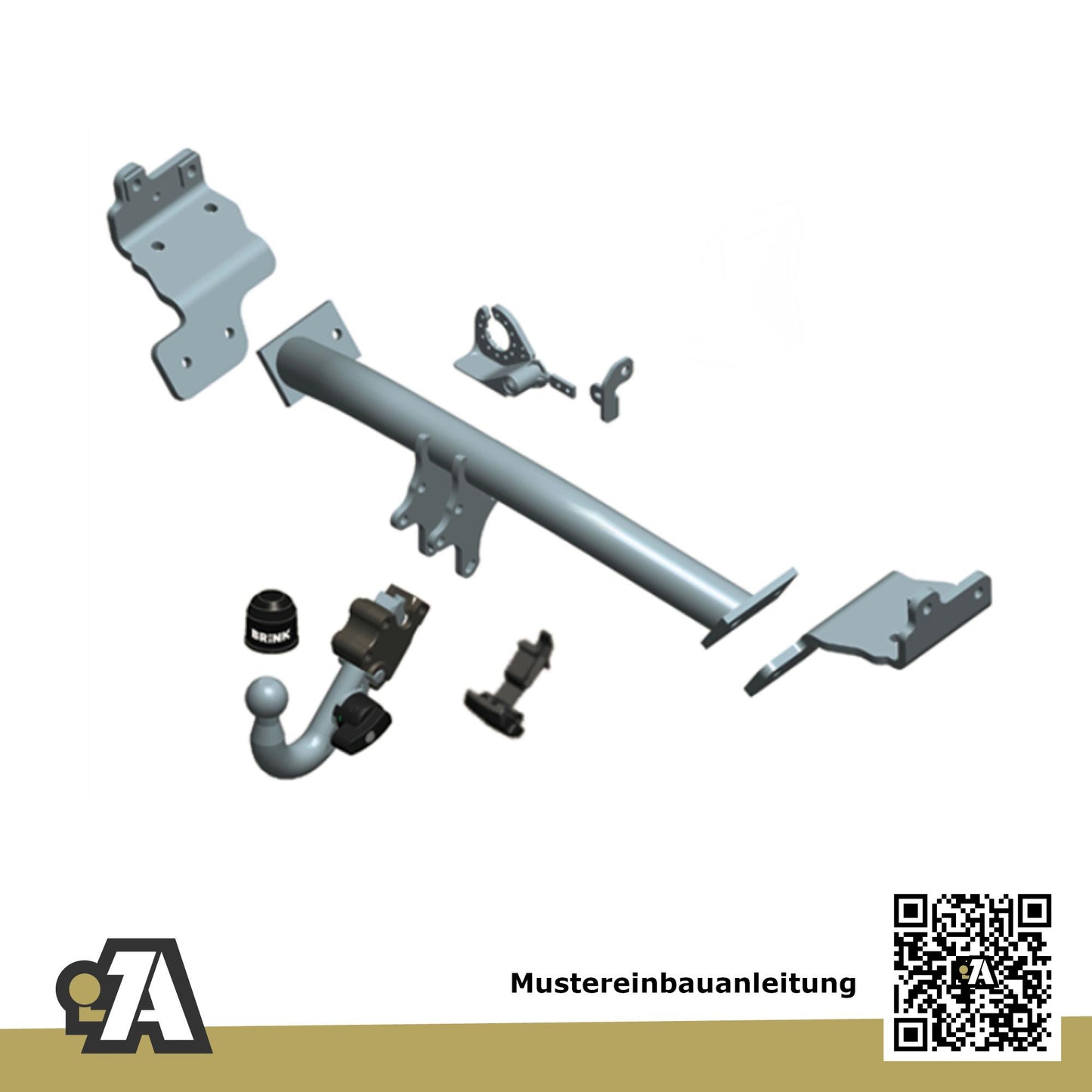Dodge Journey 5-Türer (SUV) 06.2008-12.2020 JC49 BRiNK Anhängerkupplung mit JAEGER Elektrosatz