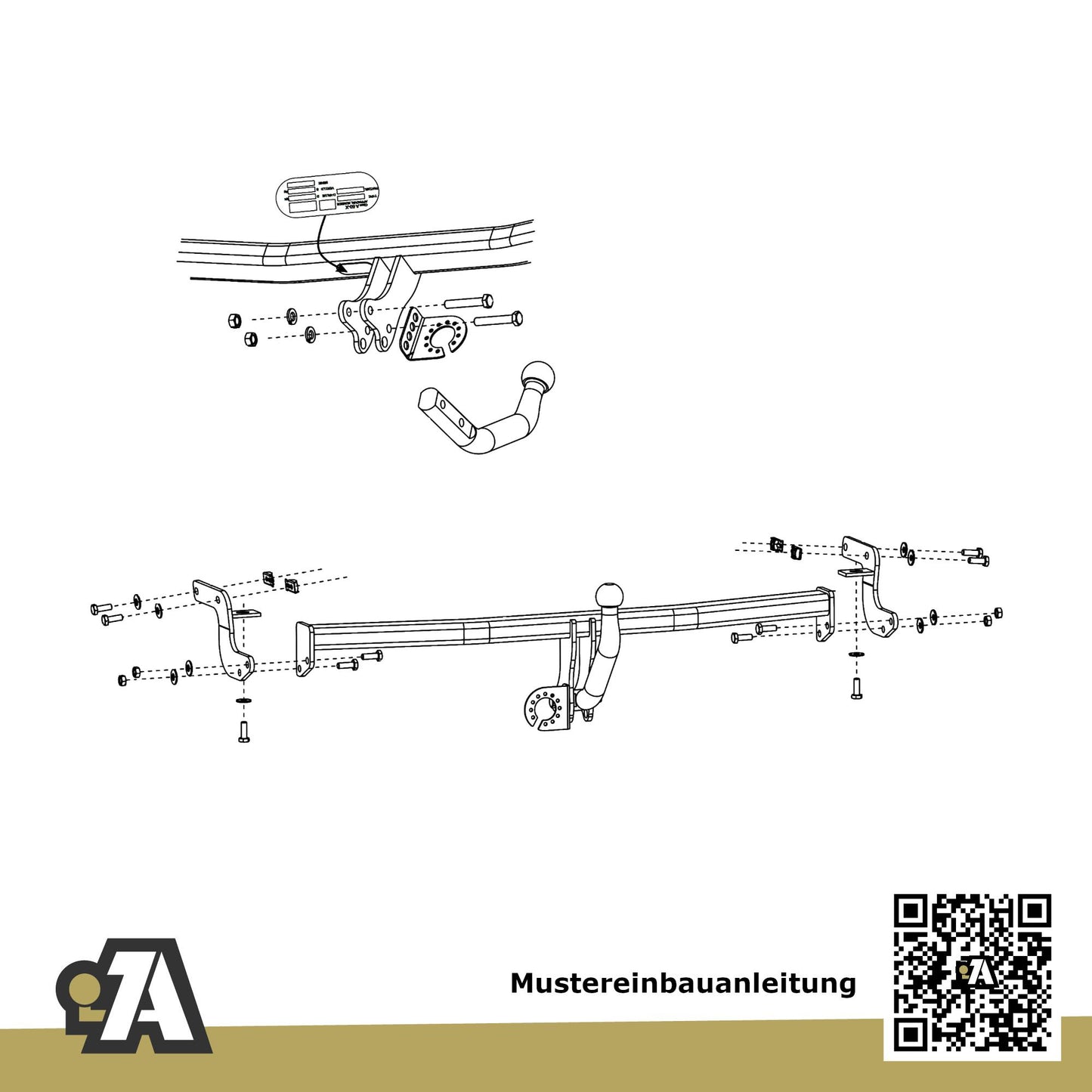 Peugeot 208 3/5-Türer (Fließheck) 04.2012-06.2019 CA / CC ORIS Anhängerkupplung mit JAEGER Elektrosatz