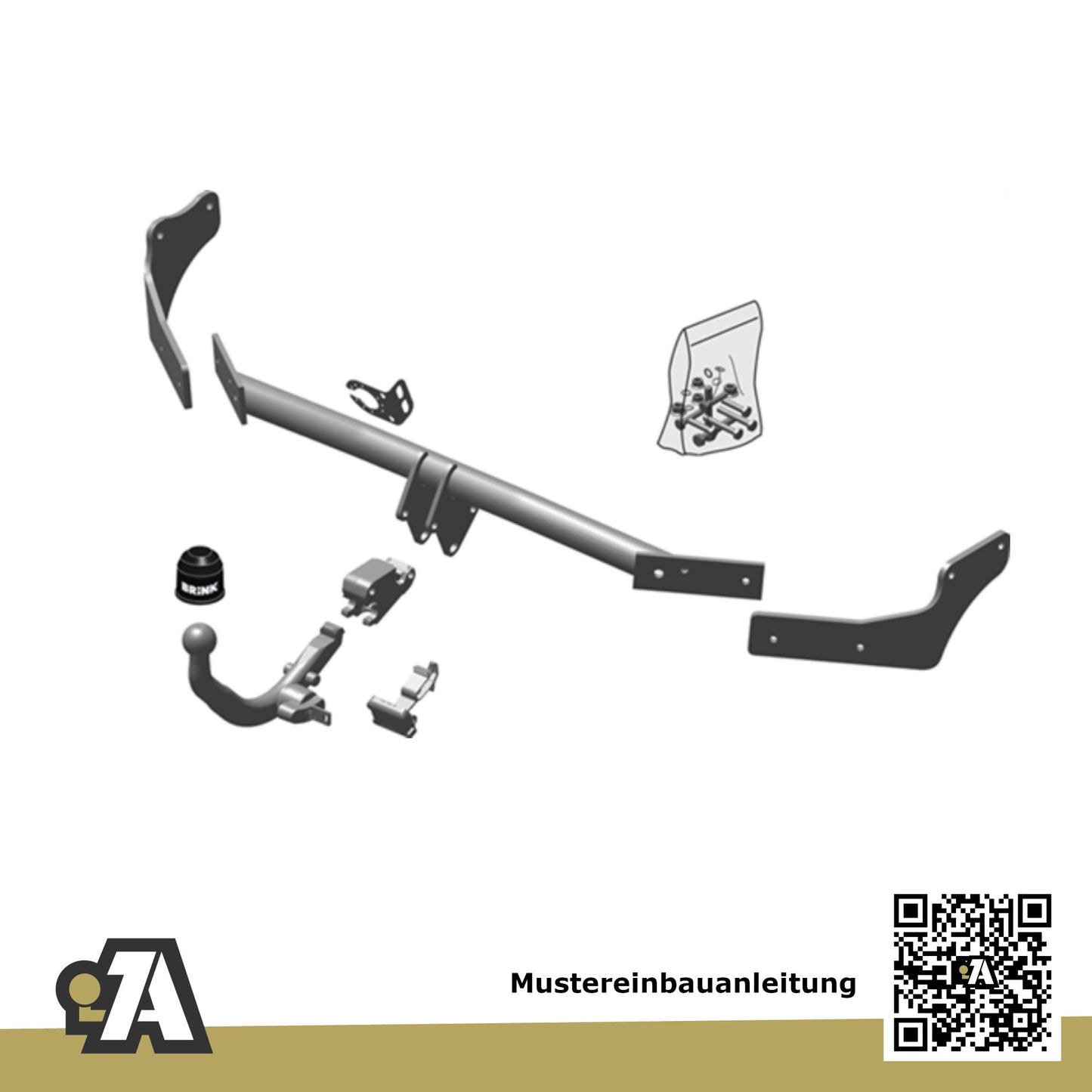 Hyundai ix20 5-Türer (Microvan) 11.2010-08.2019 JC BRiNK Anhängerkupplung mit JAEGER Elektrosatz