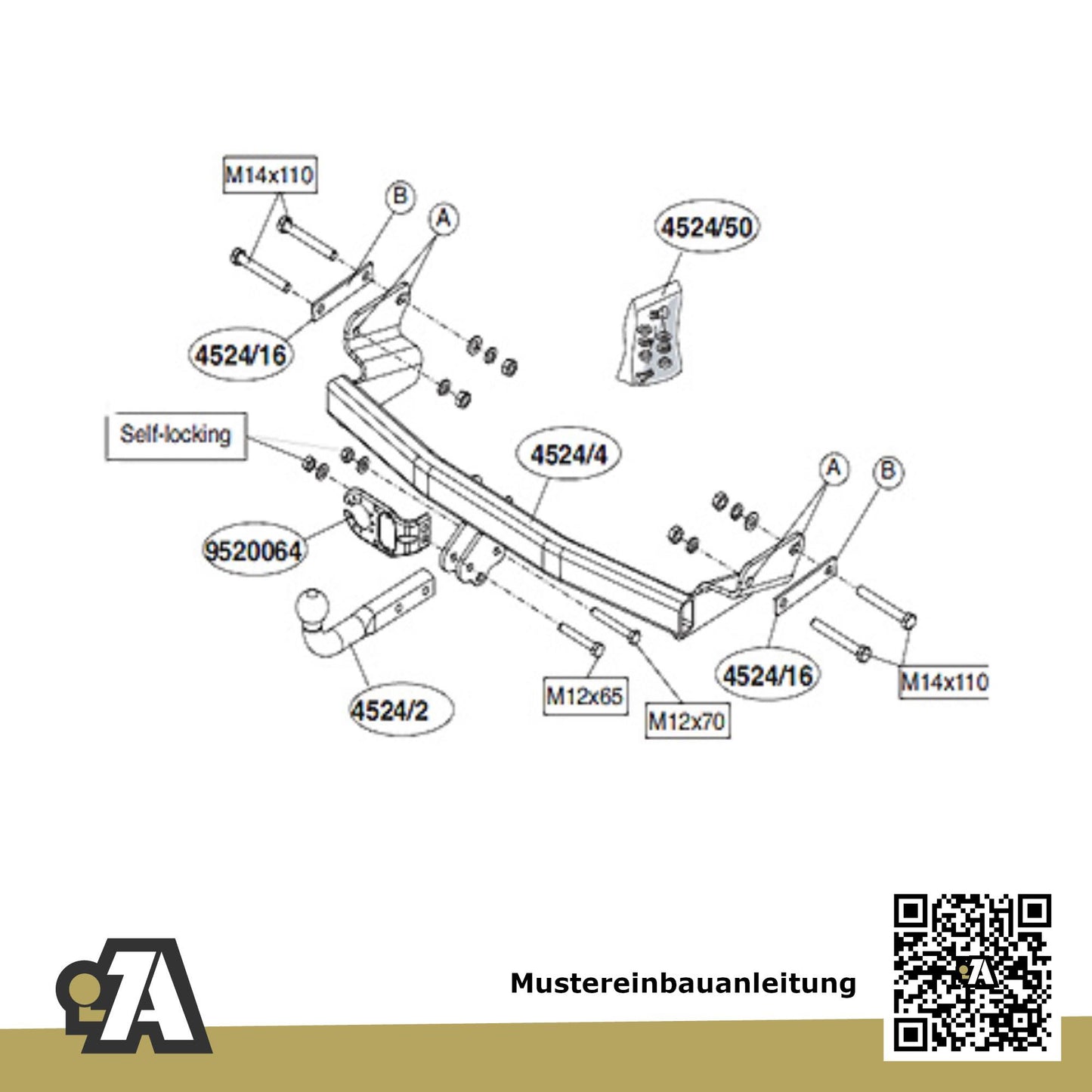 Jeep Compass 5-Türer (SUV) 11.2006-04.2011 PK BRiNK Anhängerkupplung mit JAEGER Elektrosatz