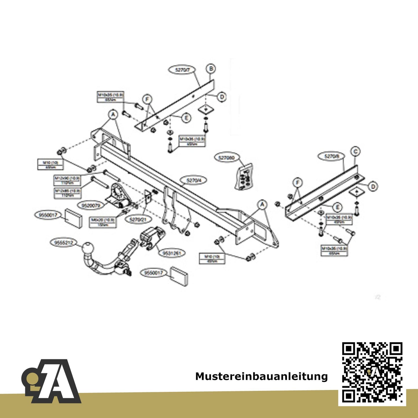Opel Astra 5-Türer (Fließheck) 12.2009-08.2015 J BRiNK Anhängerkupplung mit JAEGER Elektrosatz