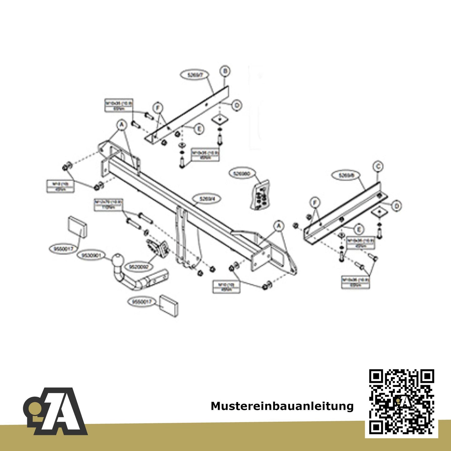 Opel Astra 5-Türer (Fließheck) 12.2009-08.2015 J BRiNK Anhängerkupplung mit JAEGER Elektrosatz