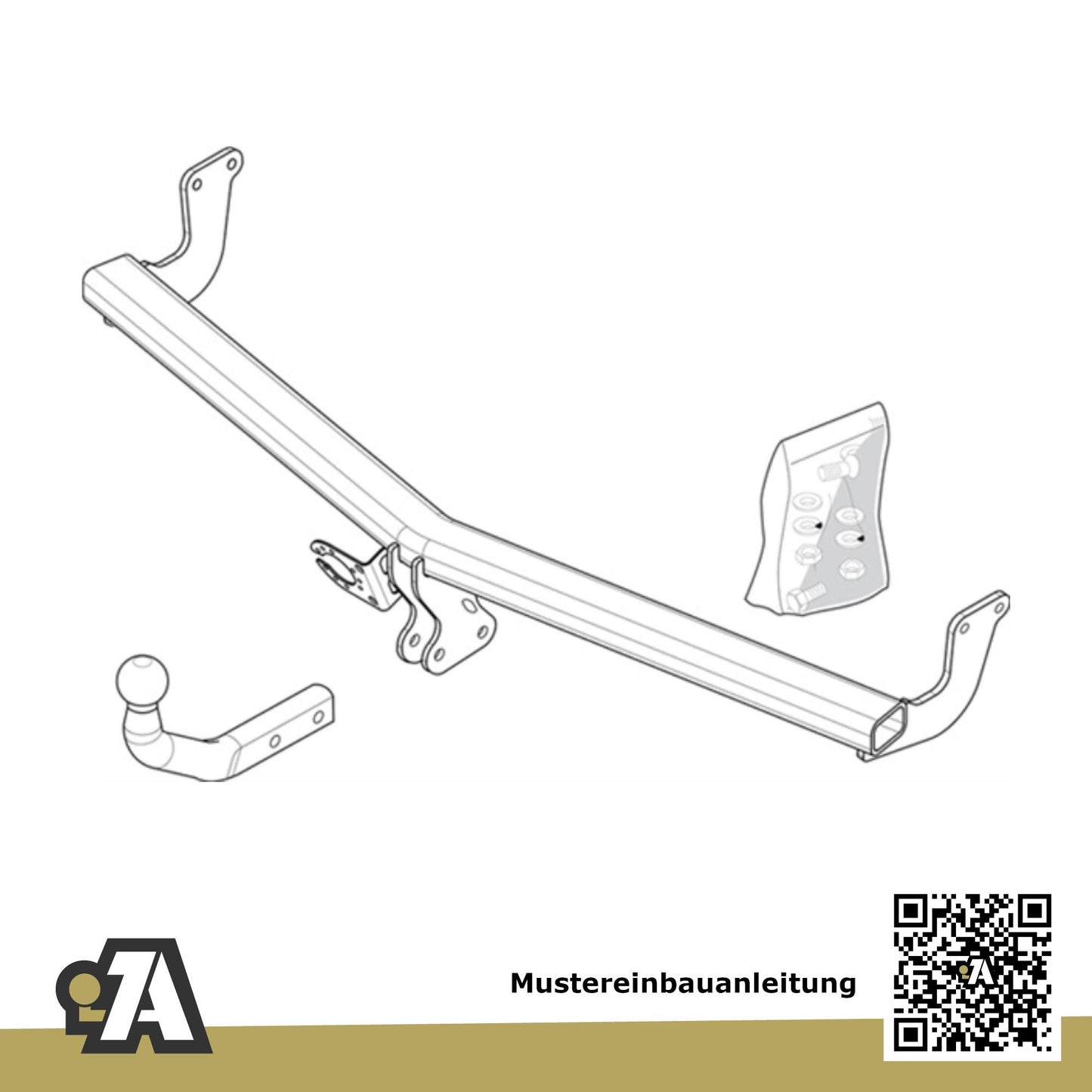 DS DS3 3-Türer (Fließheck) 04.2015-06.2018 SA_ BRiNK Anhängerkupplung mit JAEGER Elektrosatz