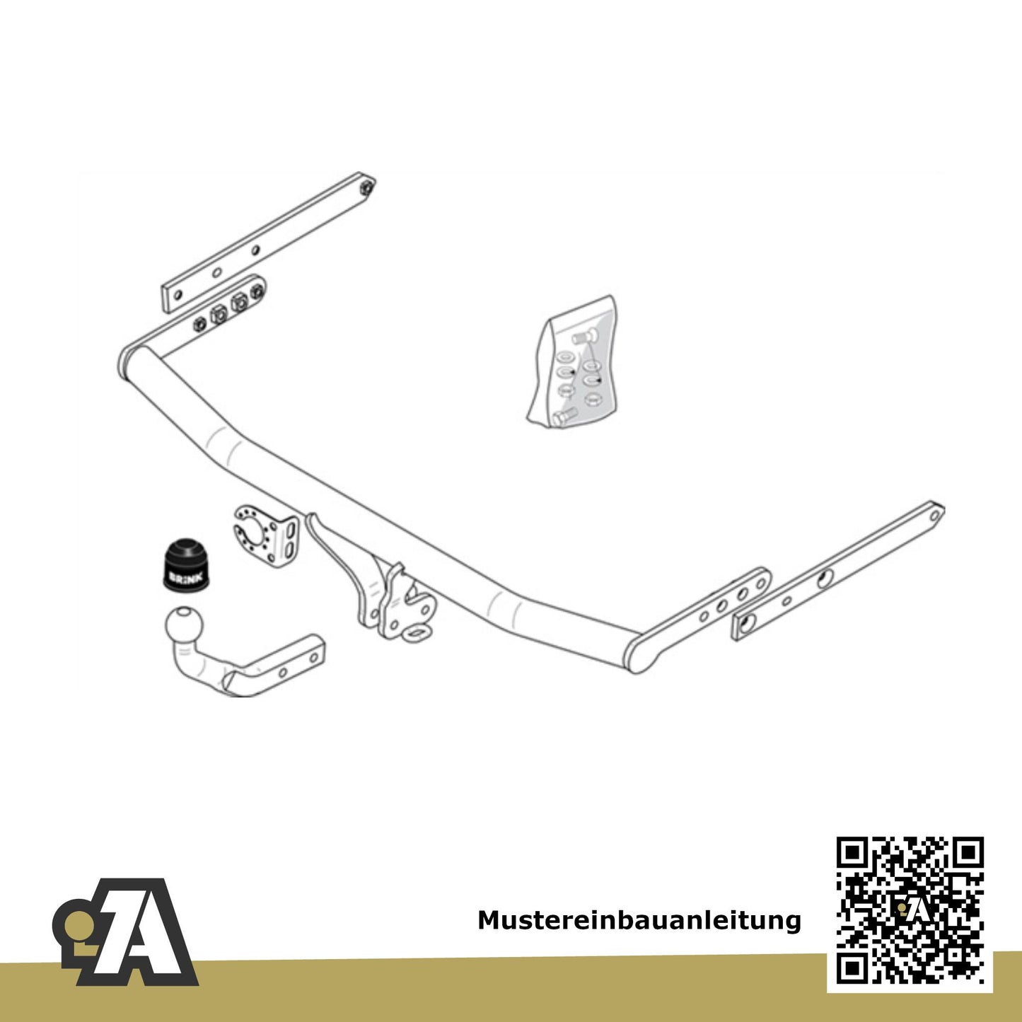 Ford Fusion 5-Türer (Minivan) 08.2002-09.2005 JU BRiNK Anhängerkupplung mit JAEGER Elektrosatz