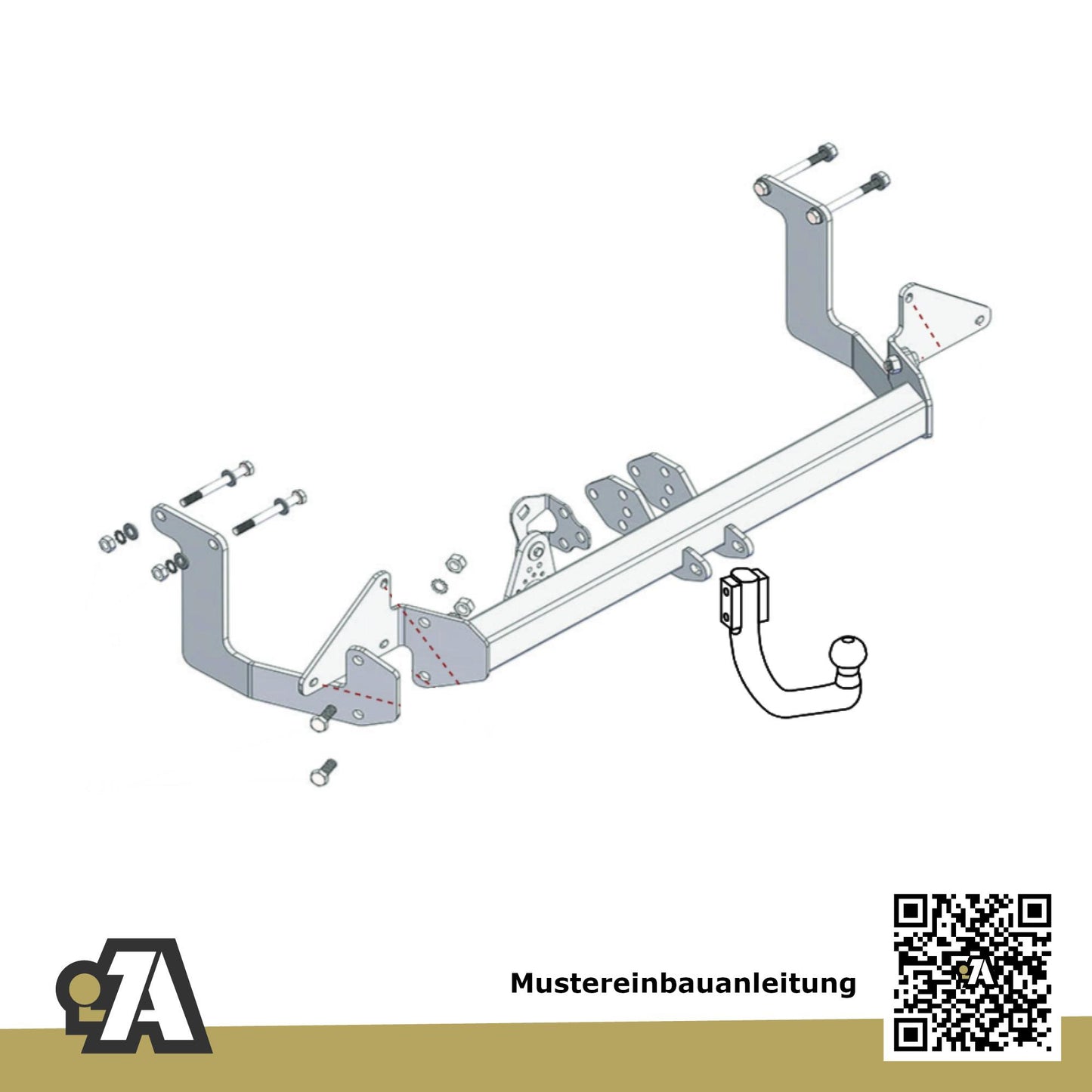 Ford Transit/Tourneo Courier Kastenwagen 02.2014-06.2023 B460 Westfalia-Automotive mit JAEGER Elektrosatz