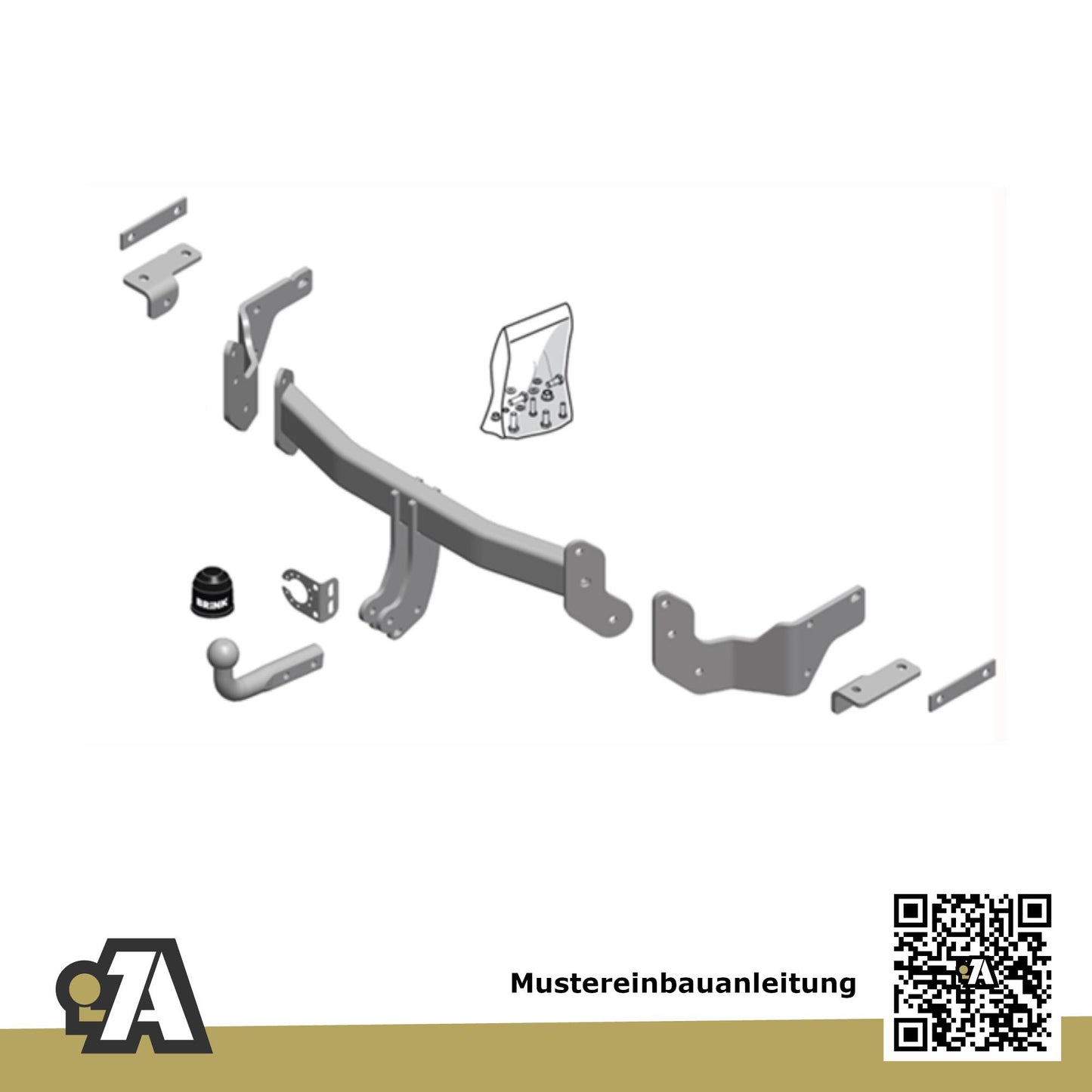 Hyundai Santa Fe 5-Türer (SUV) 09.2012-06.2018 DM BRiNK Anhängerkupplung mit JAEGER Elektrosatz
