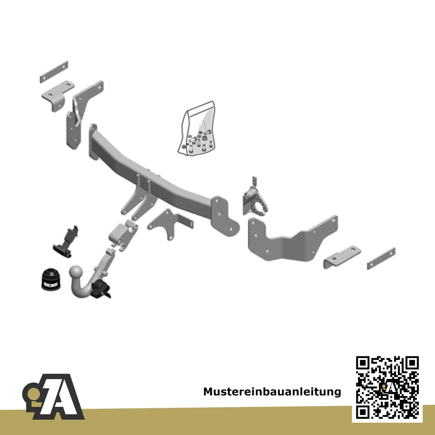 Hyundai Santa Fe 5-Türer (SUV) 09.2012-06.2018 DM BRiNK Anhängerkupplung mit JAEGER Elektrosatz