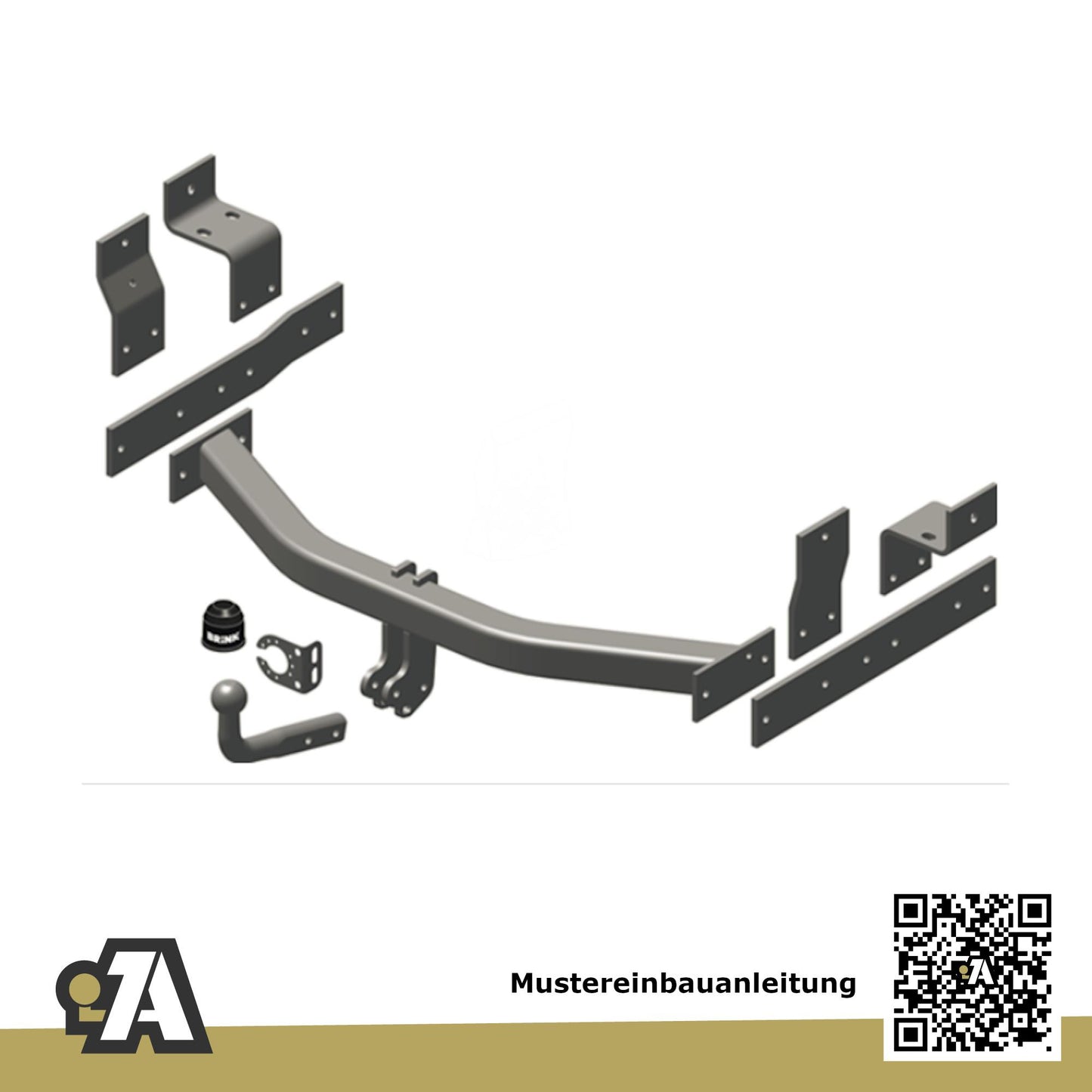 Hyundai H-1 / H300 Travel / Cargo 03.2008-12.2020 TQ BRiNK Anhängerkupplung mit JAEGER Elektrosatz