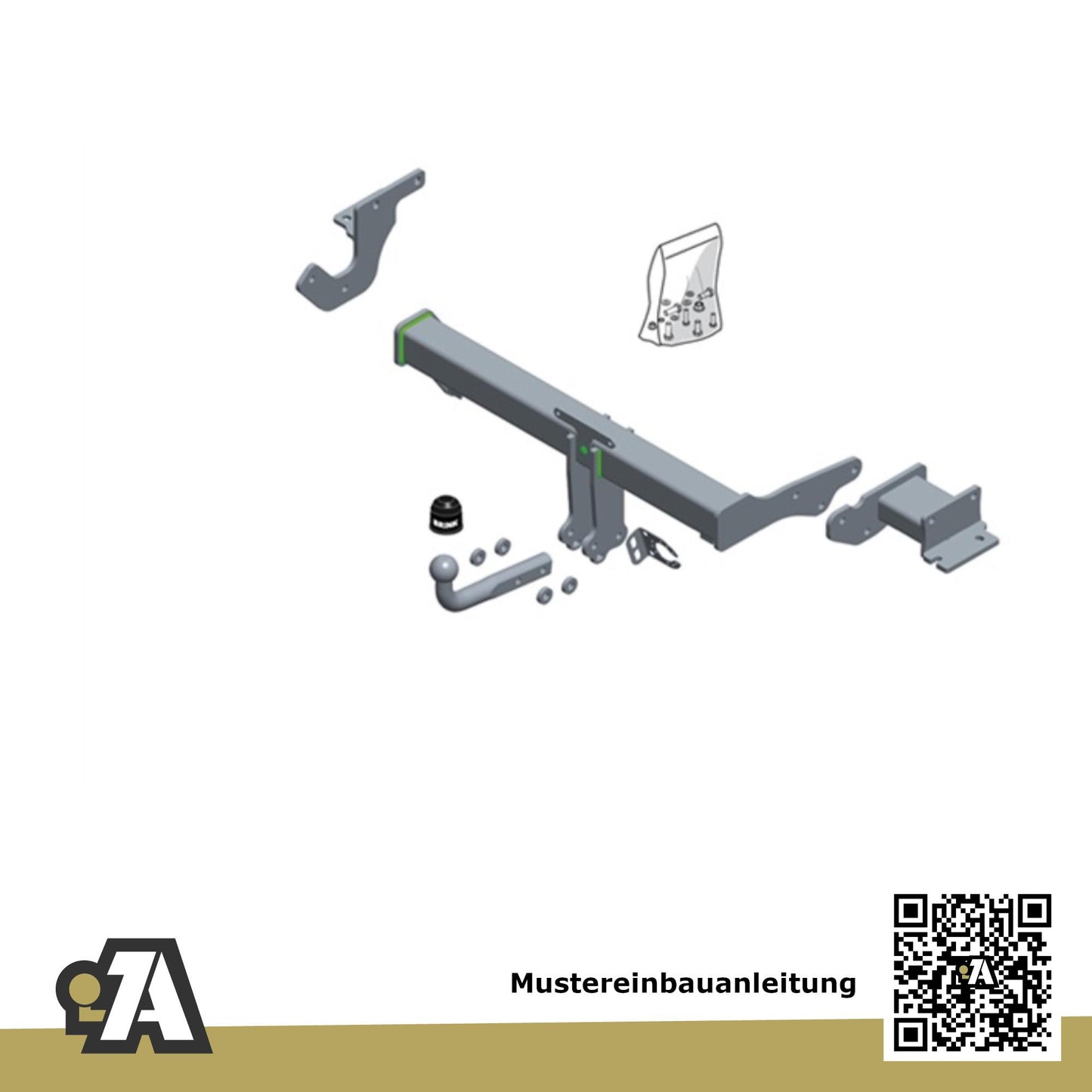 Hyundai Santa Fe 5-Türer (SUV) 07.2018-10.2020 TM BRiNK Anhängerkupplung mit JAEGER Elektrosatz