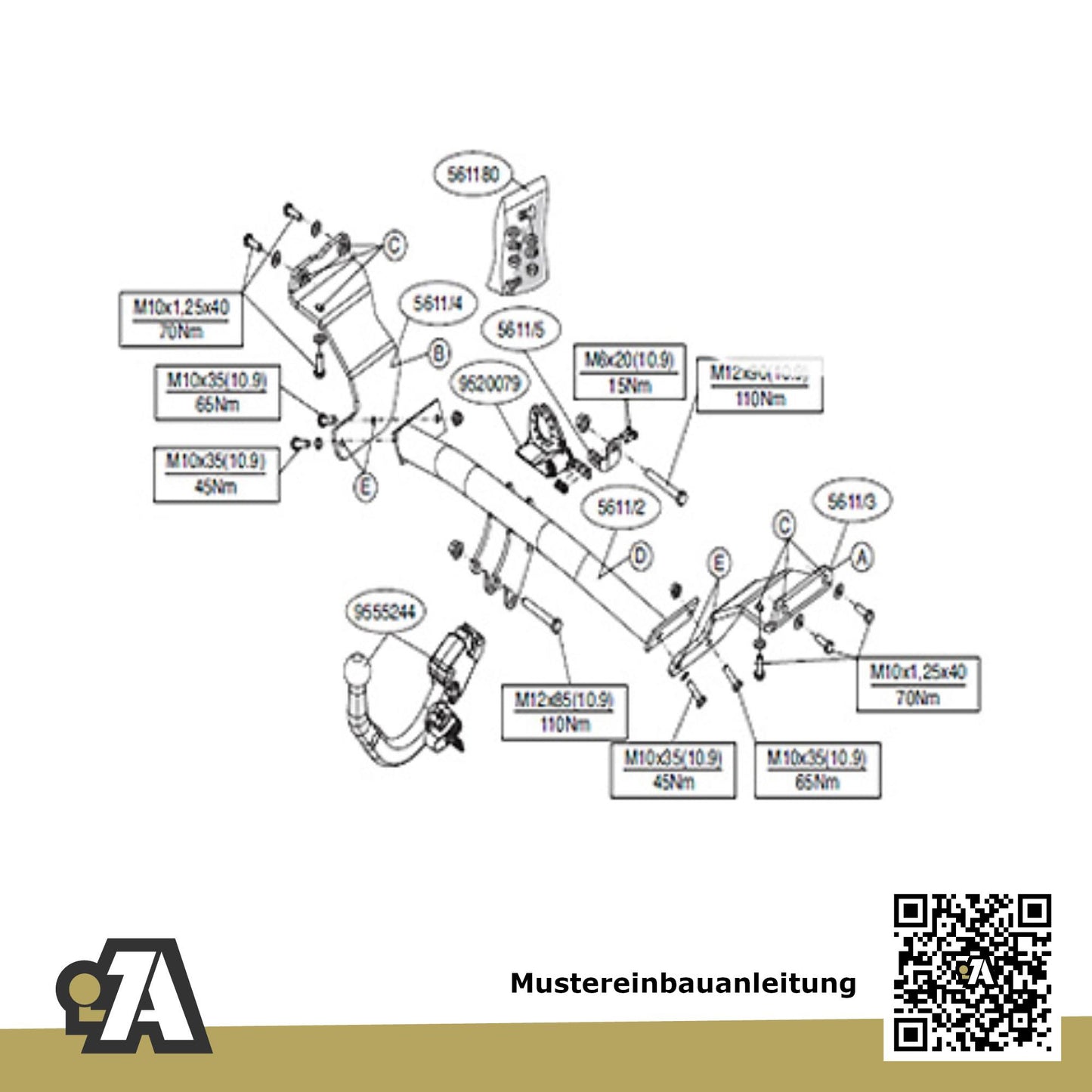 Hyundai i30 cw 5-Türer (Kombi) 09.2012-01.2017 GD / GDH BRiNK Anhängerkupplung mit JAEGER Elektrosatz