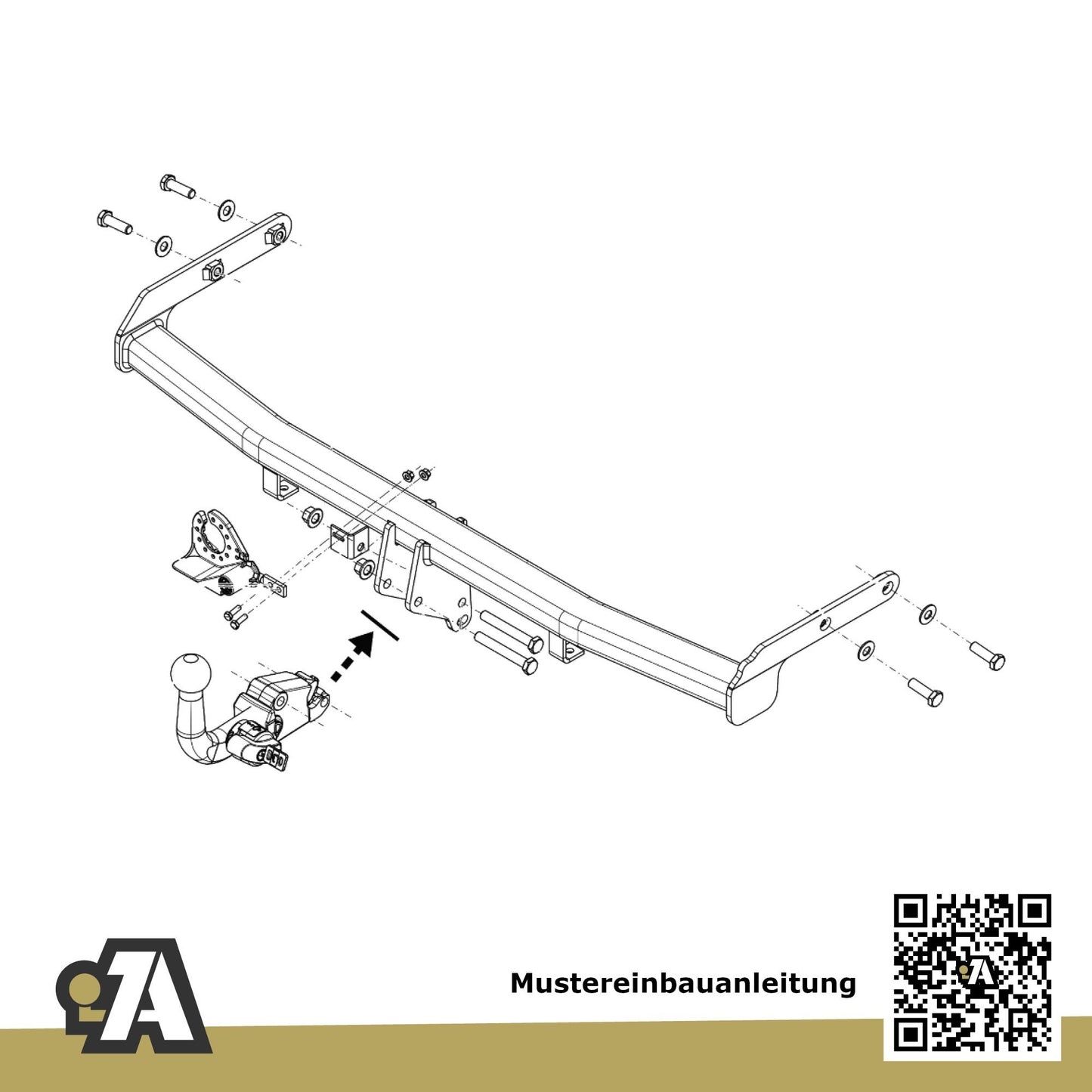 Hyundai Bayon 5-Türer (SUV) ab 03.2021 BC3 BRiNK Anhängerkupplung mit JAEGER Elektrosatz