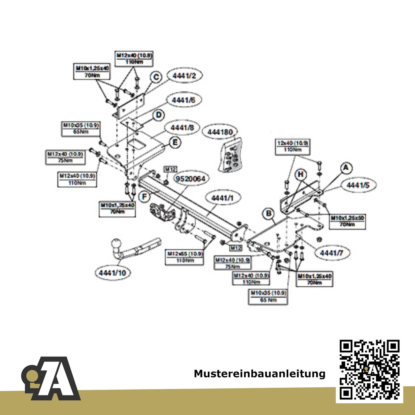 Kia Sportage 5-Türer (SUV) 01.2005-07.2010 JE BRiNK Anhängerkupplung mit JAEGER Elektrosatz