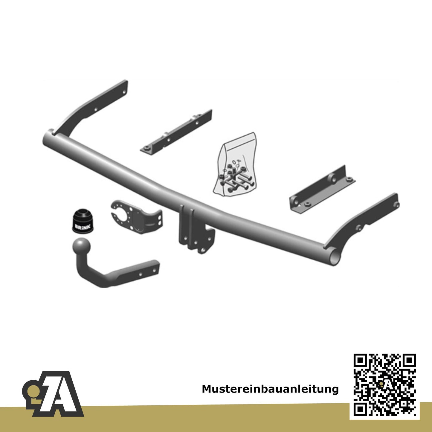 Nissan Note 5-Türer (Minivan) 03.2006-05.2013 E11 BRiNK Anhängerkupplung mit JAEGER Elektrosatz