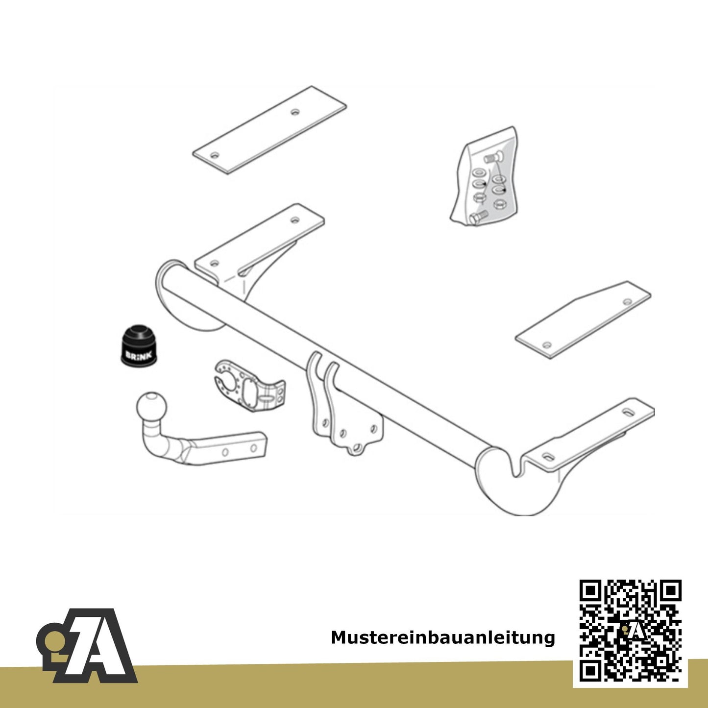 Opel Astra 3/5-Türer (Fließheck) 03.1998-03.2004 G BRiNK Anhängerkupplung mit JAEGER Elektrosatz