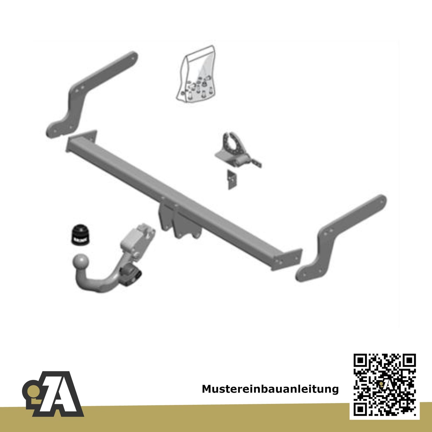 Dacia Duster I 5-Türer (Geländewagen) 03.2010-10.2013 HS BRiNK Anhängerkupplung mit JAEGER Elektrosatz